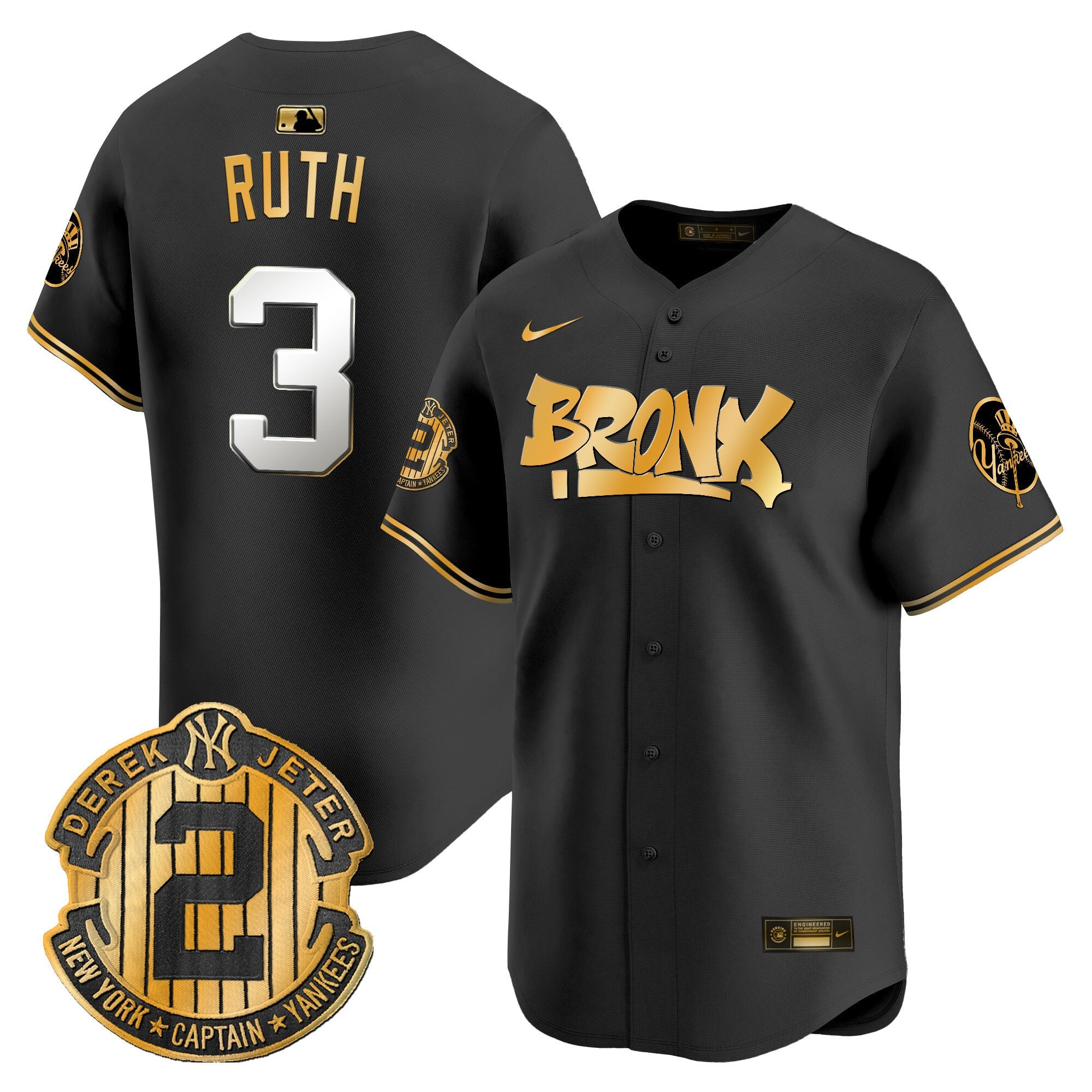 Men’s New York The Bronx Graffiti Vapor Premier Limited Jersey V6