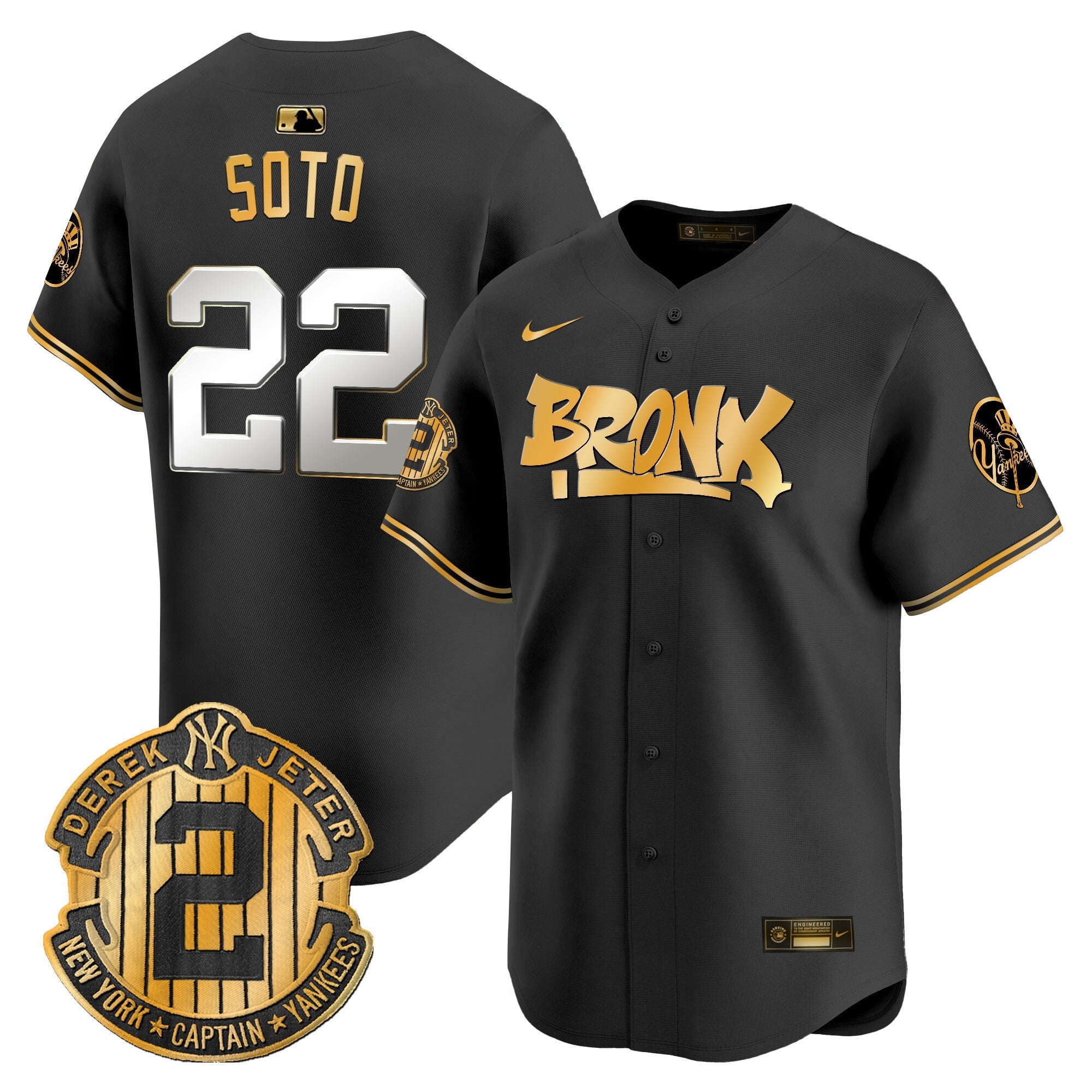 Men’s New York The Bronx Graffiti Vapor Premier Limited Jersey V6