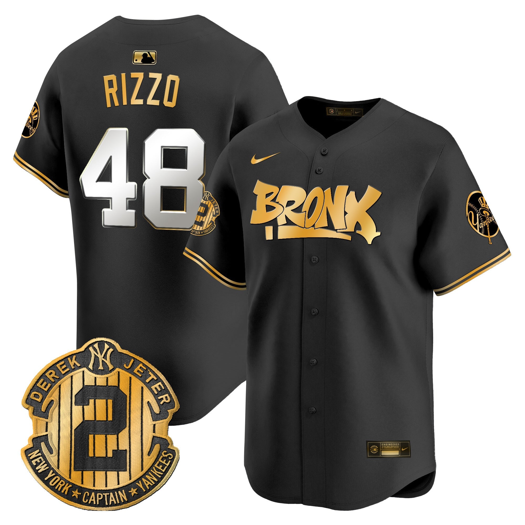 Men’s New York The Bronx Graffiti Vapor Premier Limited Jersey V6