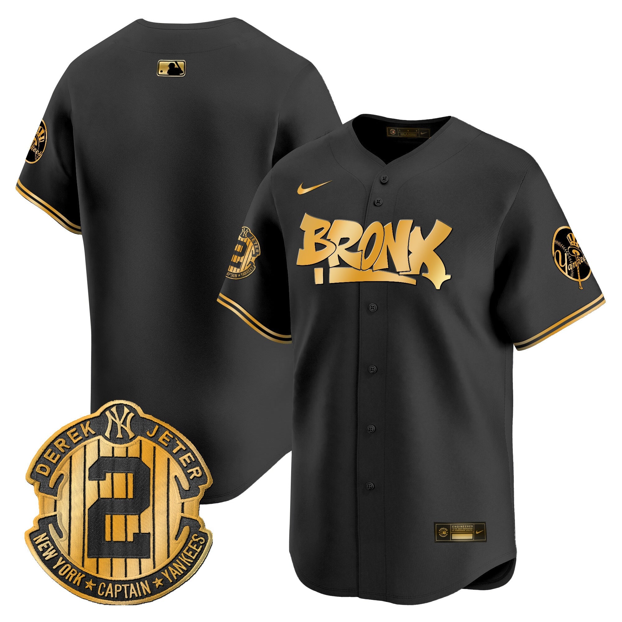 Men’s New York The Bronx Graffiti Vapor Premier Limited Jersey V6