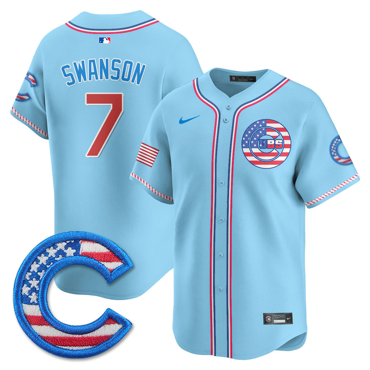 Men’s Chicago 2025 Fourth of July Vapor Premier Limited Jersey