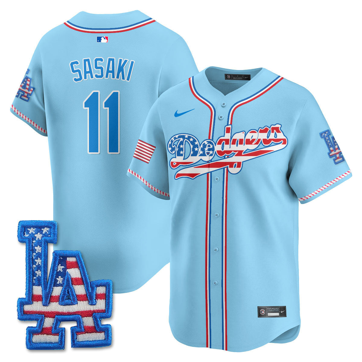 Men’s Los Angeles 2025 Fourth of July Vapor Premier Limited Jersey