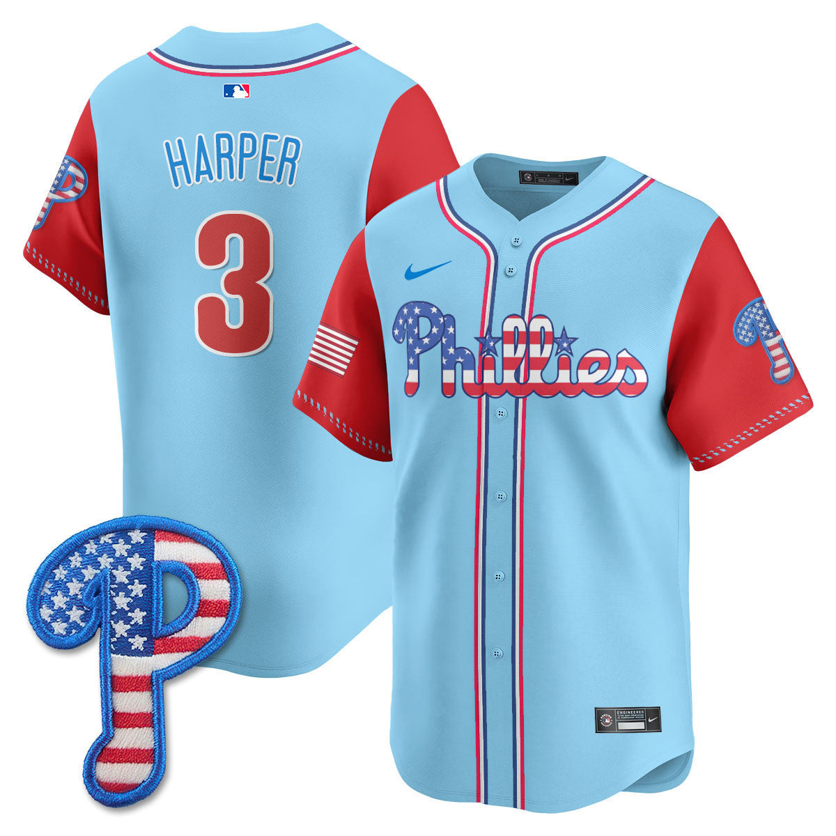 Men’s Philadelphia 2025 Fourth of July Vapor Premier Limited Jersey
