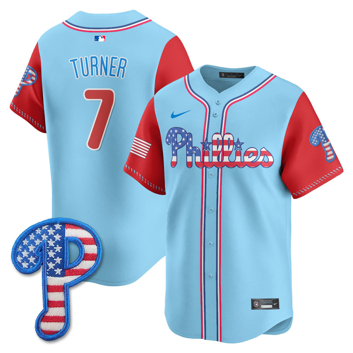 Men’s Philadelphia 2025 Fourth of July Vapor Premier Limited Jersey