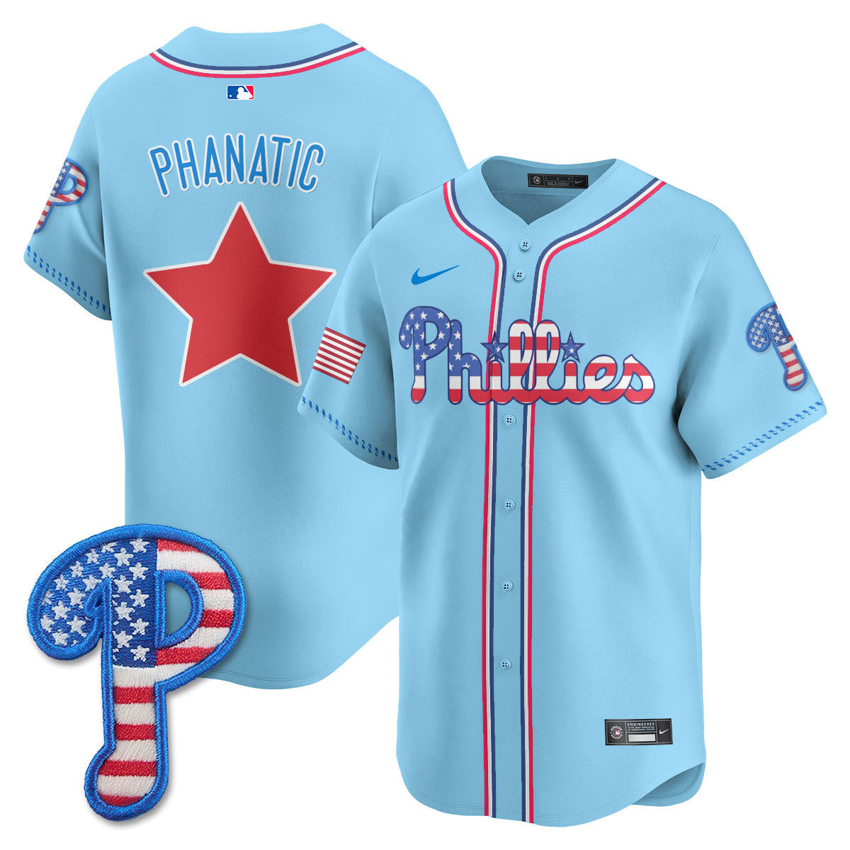 Men’s Philadelphia 2025 Fourth of July Vapor Premier Limited Jersey