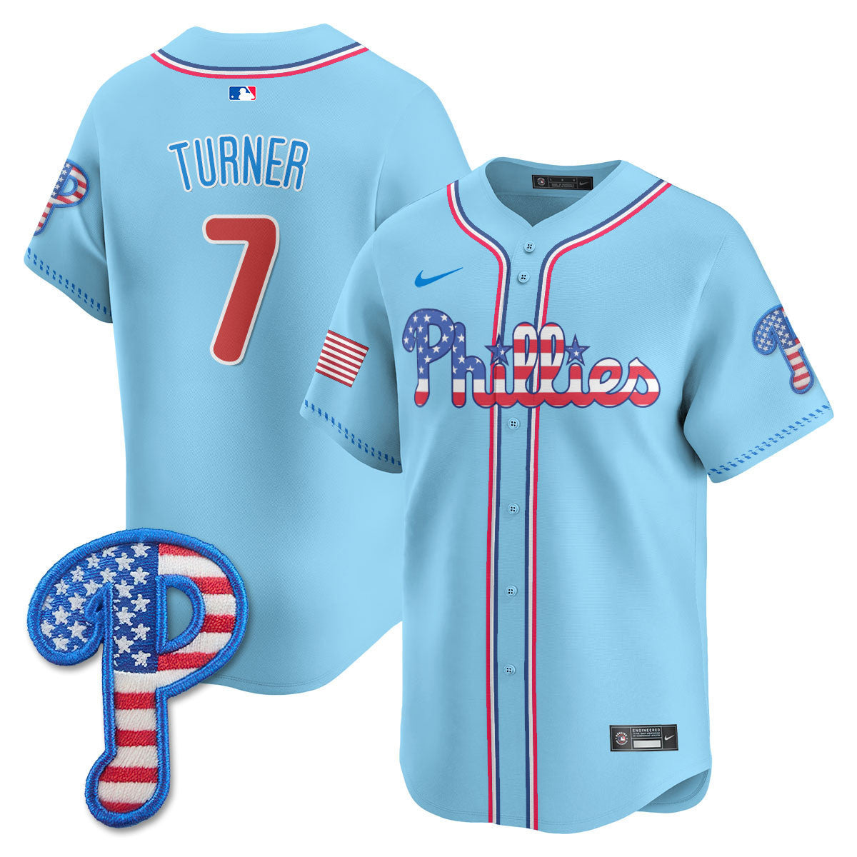 Men’s Philadelphia 2025 Fourth of July Vapor Premier Limited Jersey