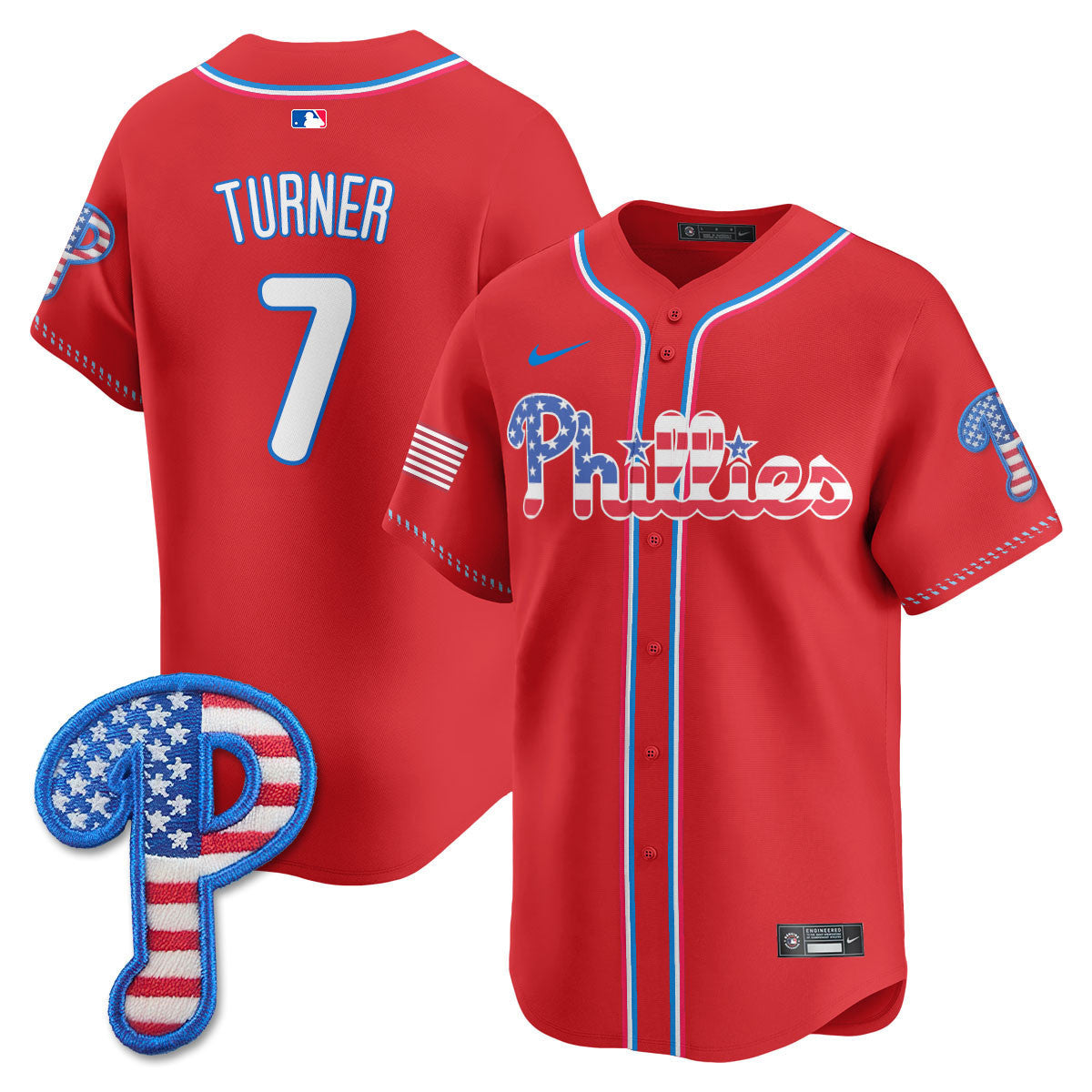 Men’s Philadelphia 2025 Fourth of July Vapor Premier Limited Jersey