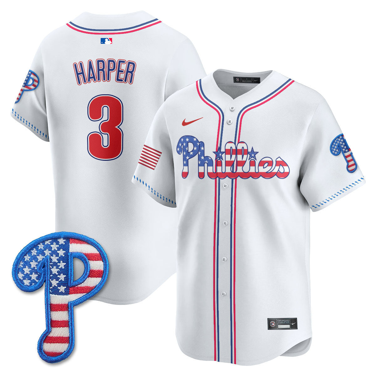 Men’s Philadelphia 2025 Fourth of July Vapor Premier Limited Jersey