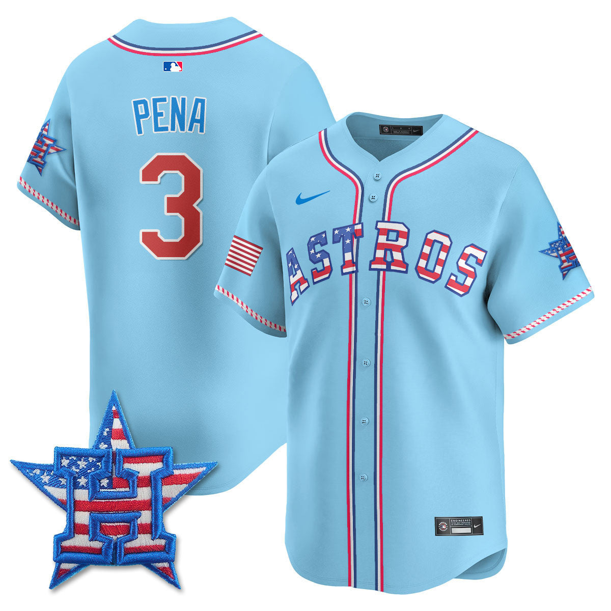 Men’s Houston 2025 Fourth of July Vapor Premier Limited Jersey