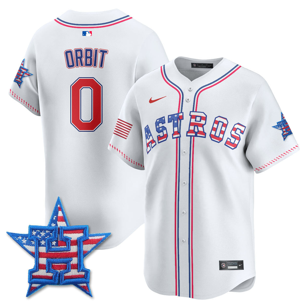 Men’s Houston 2025 Fourth of July Vapor Premier Limited Jersey