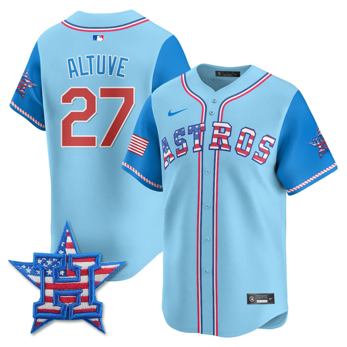 Men’s Houston 2025 Fourth of July Vapor Premier Limited Jersey