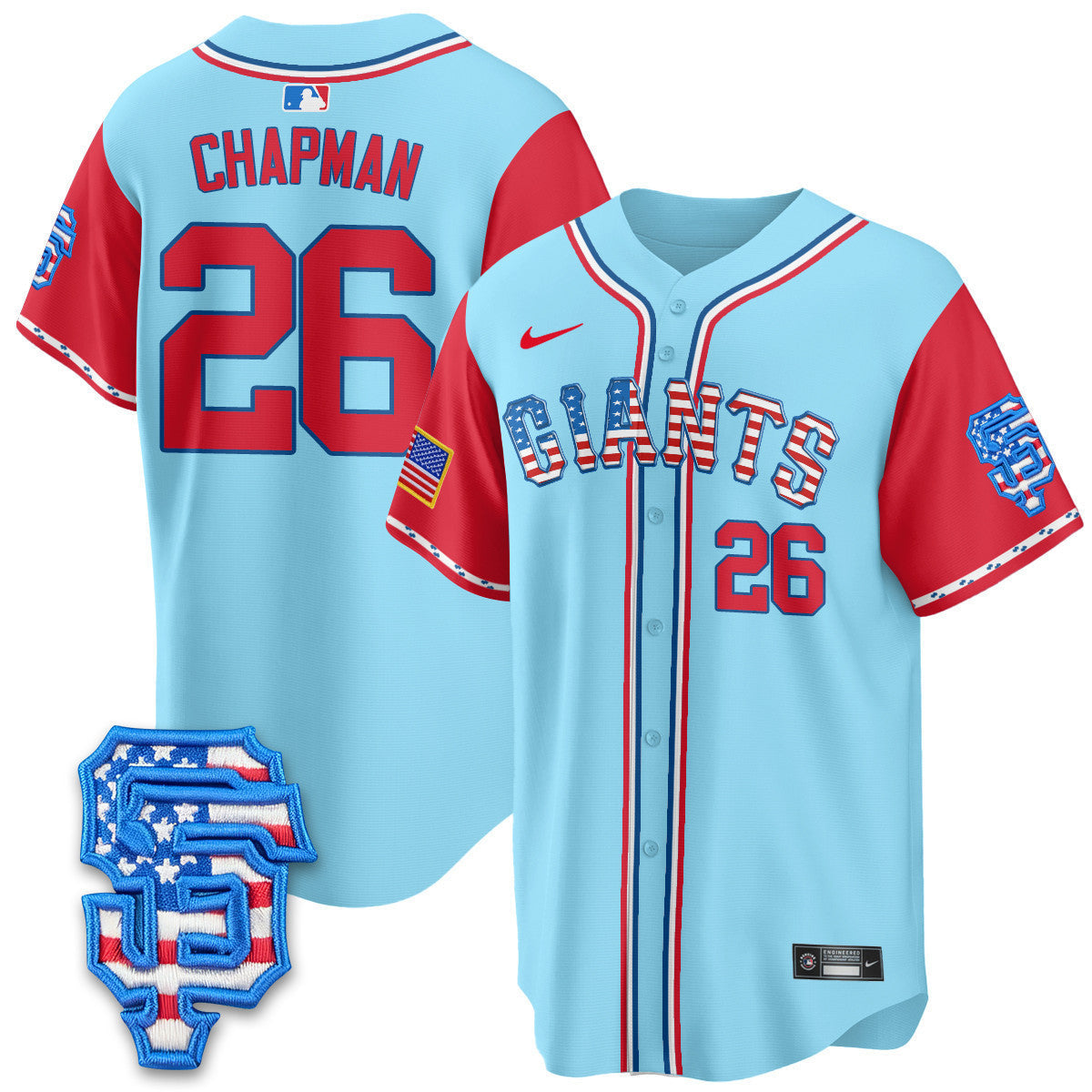 Men’s San Francisco 2025 Fourth of July Vapor Premier Limited Jersey