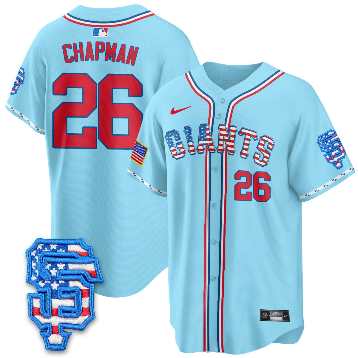 Men’s San Francisco 2025 Fourth of July Vapor Premier Limited Jersey