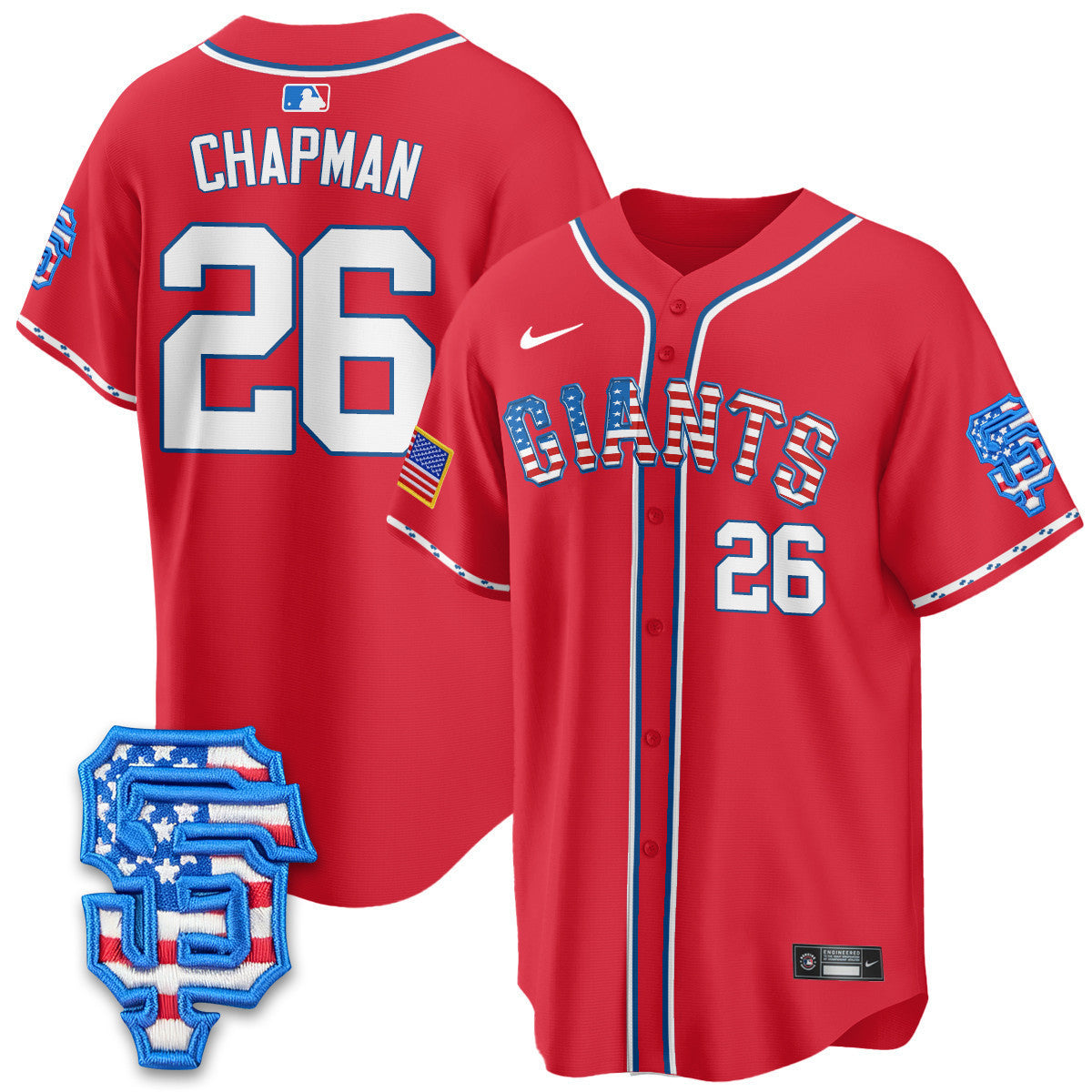 Men’s San Francisco 2025 Fourth of July Vapor Premier Limited Jersey