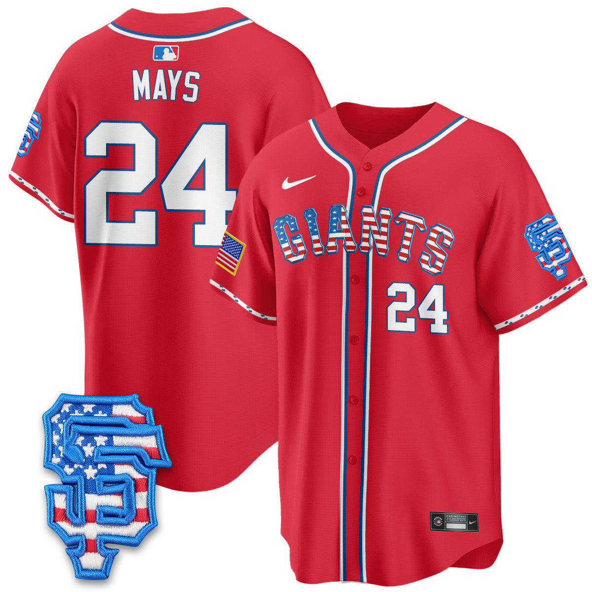 Men’s San Francisco 2025 Fourth of July Vapor Premier Limited Jersey