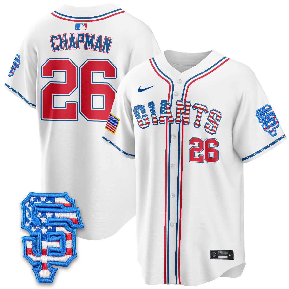 Men’s San Francisco 2025 Fourth of July Vapor Premier Limited Jersey
