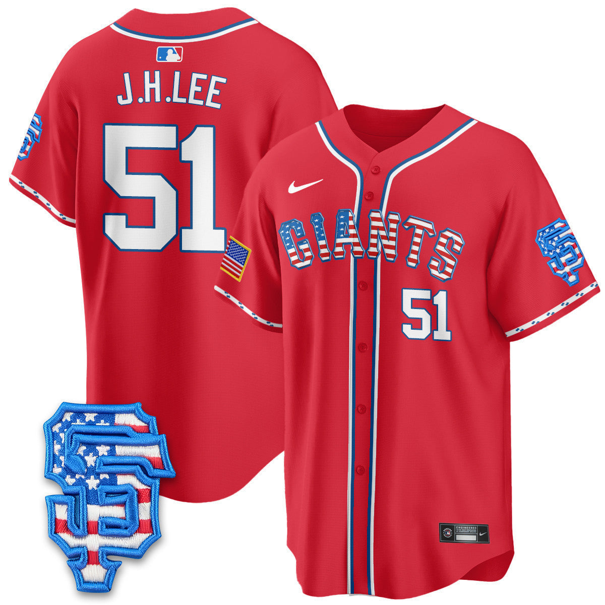 Men’s San Francisco 2025 Fourth of July Vapor Premier Limited Jersey