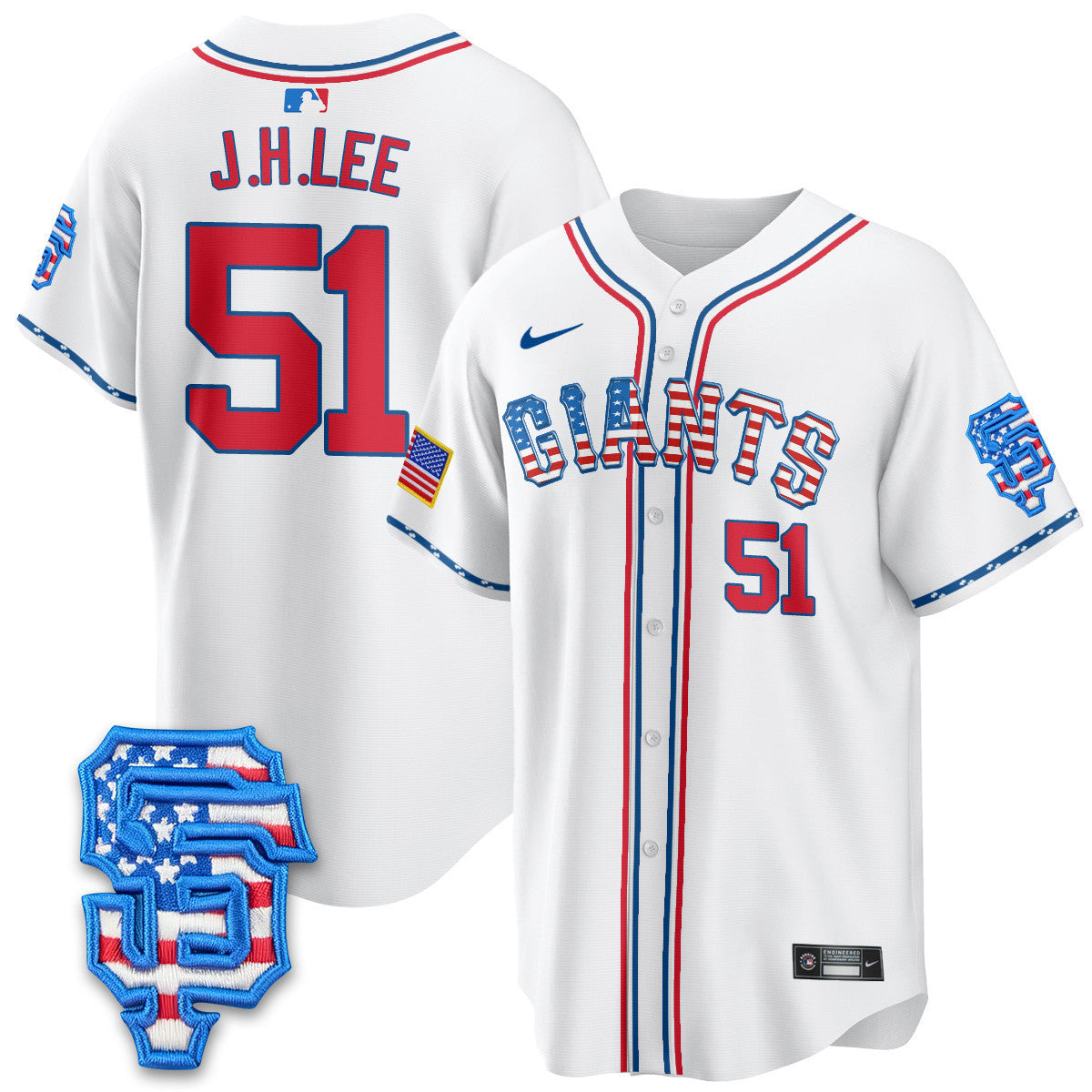 Men’s San Francisco 2025 Fourth of July Vapor Premier Limited Jersey
