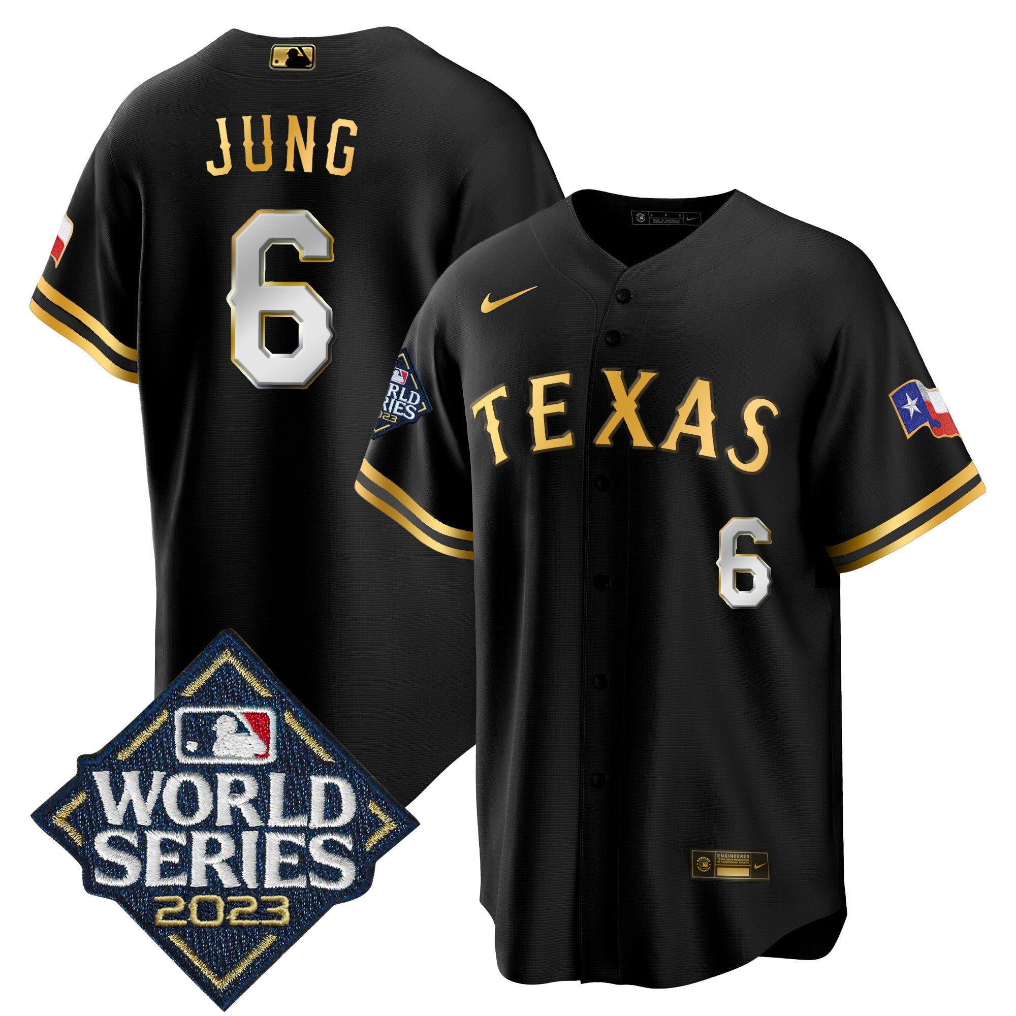 Men’s Texas 2023 World Series Cool Base Jersey