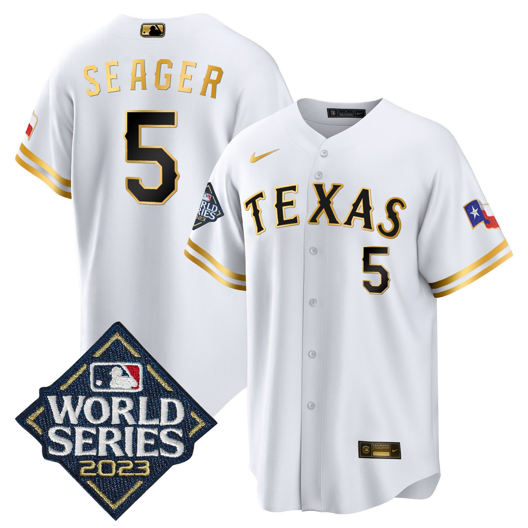 Men’s Texas 2023 World Series Cool Base Jersey