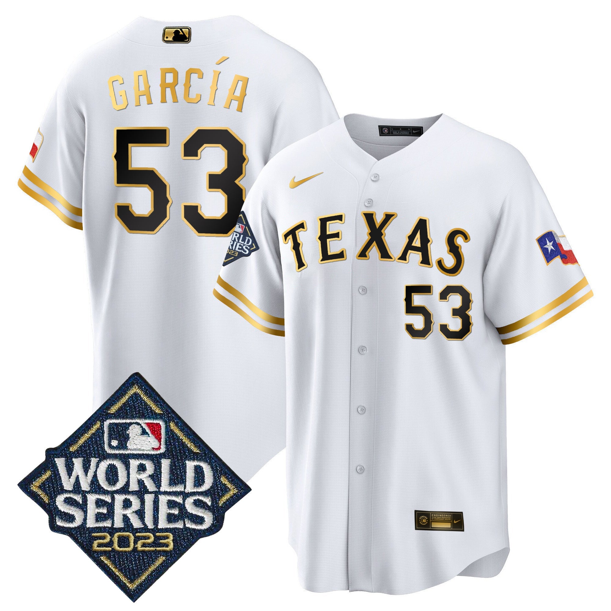 Men’s Texas 2023 World Series Cool Base Jersey