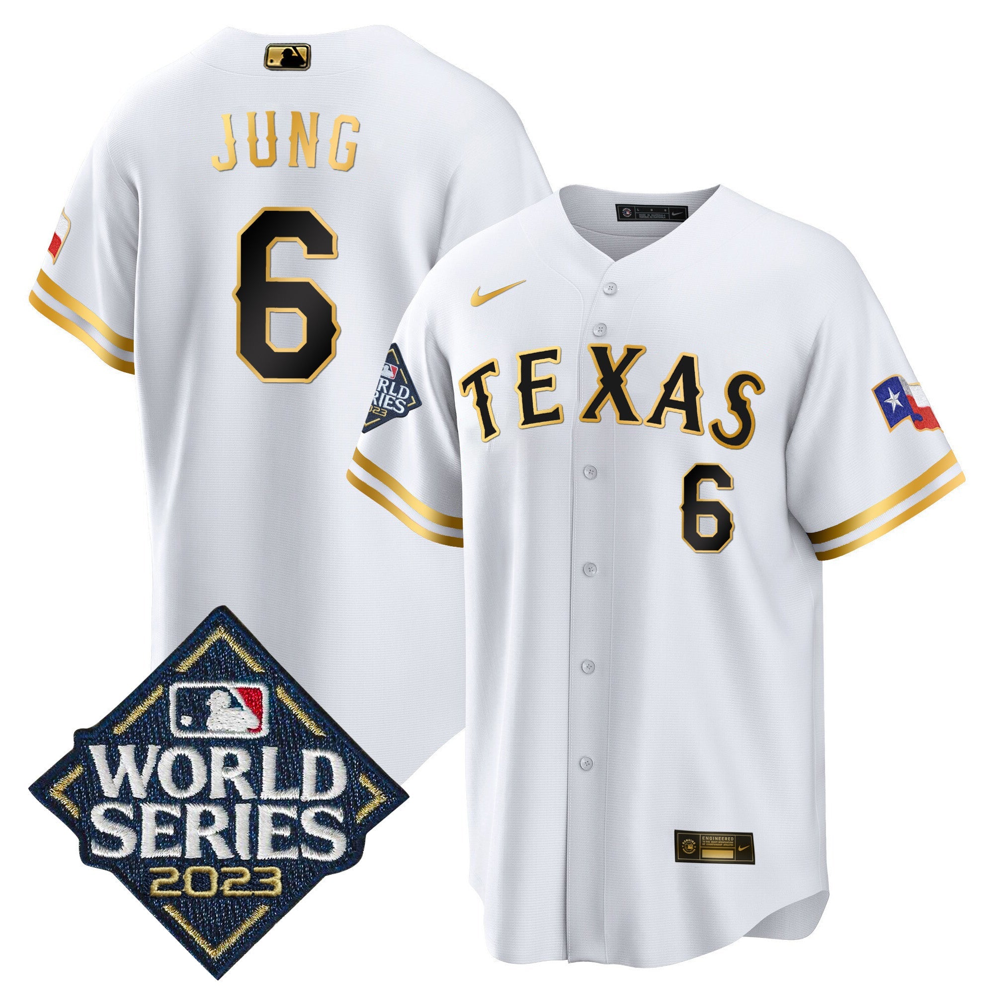 Men’s Texas 2023 World Series Cool Base Jersey