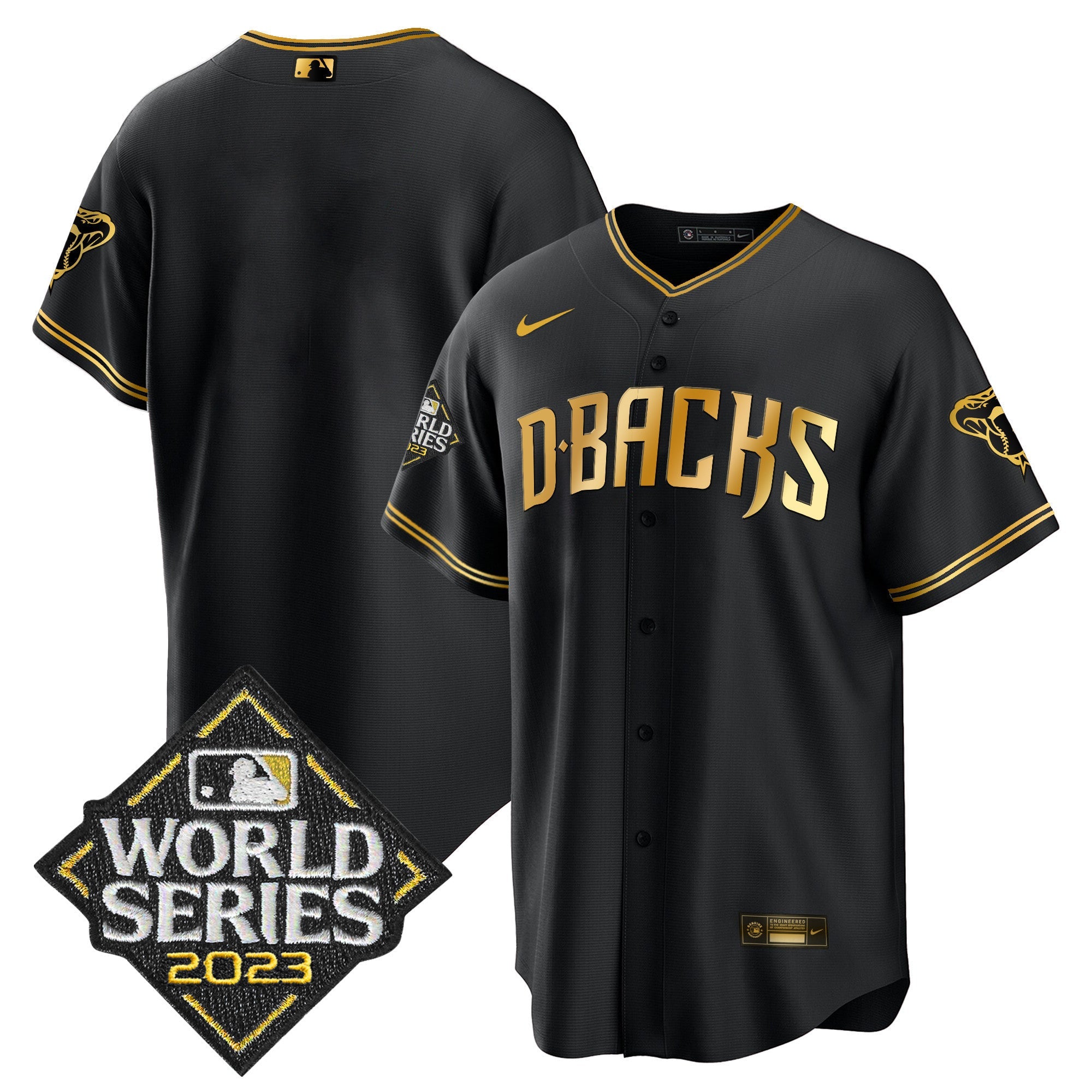 Men’s 2023 World Series Cool Base Gold Jersey