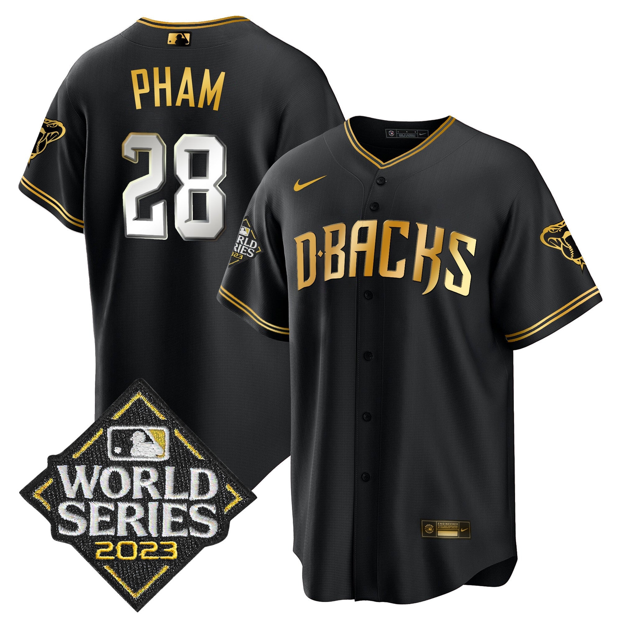 Men’s 2023 World Series Cool Base Gold Jersey
