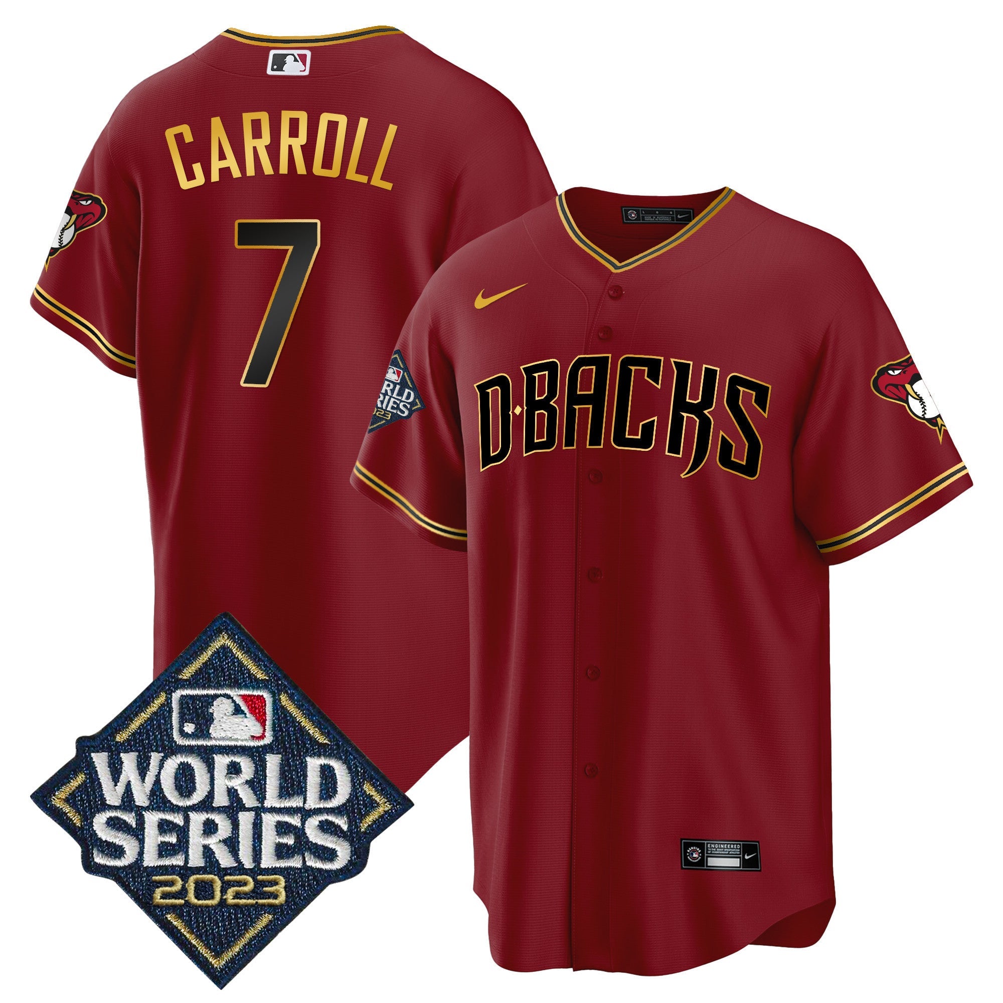 Men’s 2023 World Series Cool Base Gold Jersey