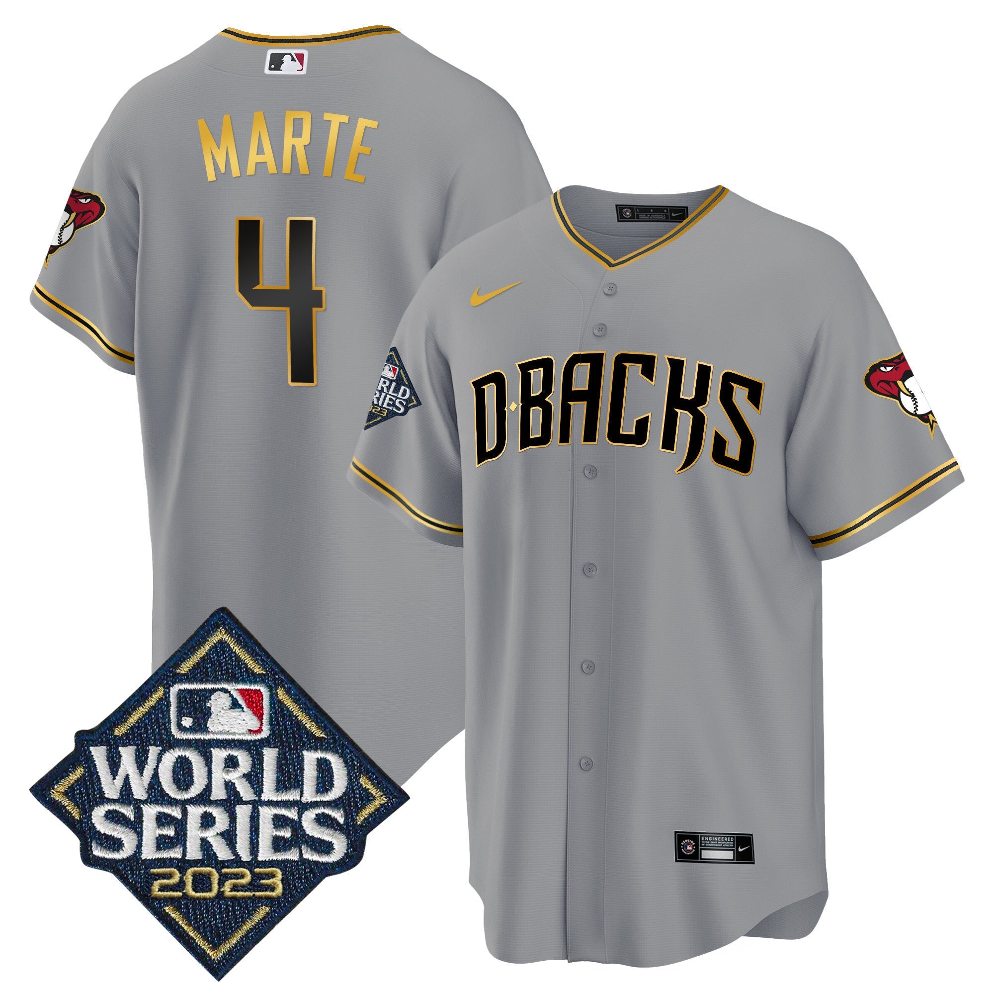 Men’s 2023 World Series Cool Base Gold Jersey