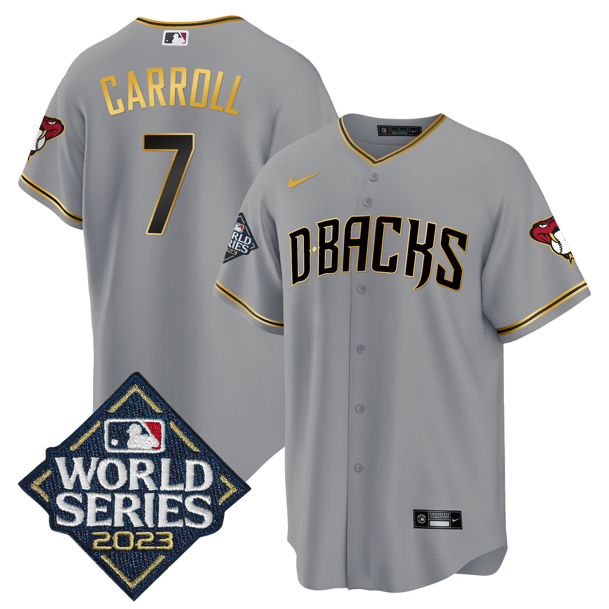 Men’s 2023 World Series Cool Base Gold Jersey