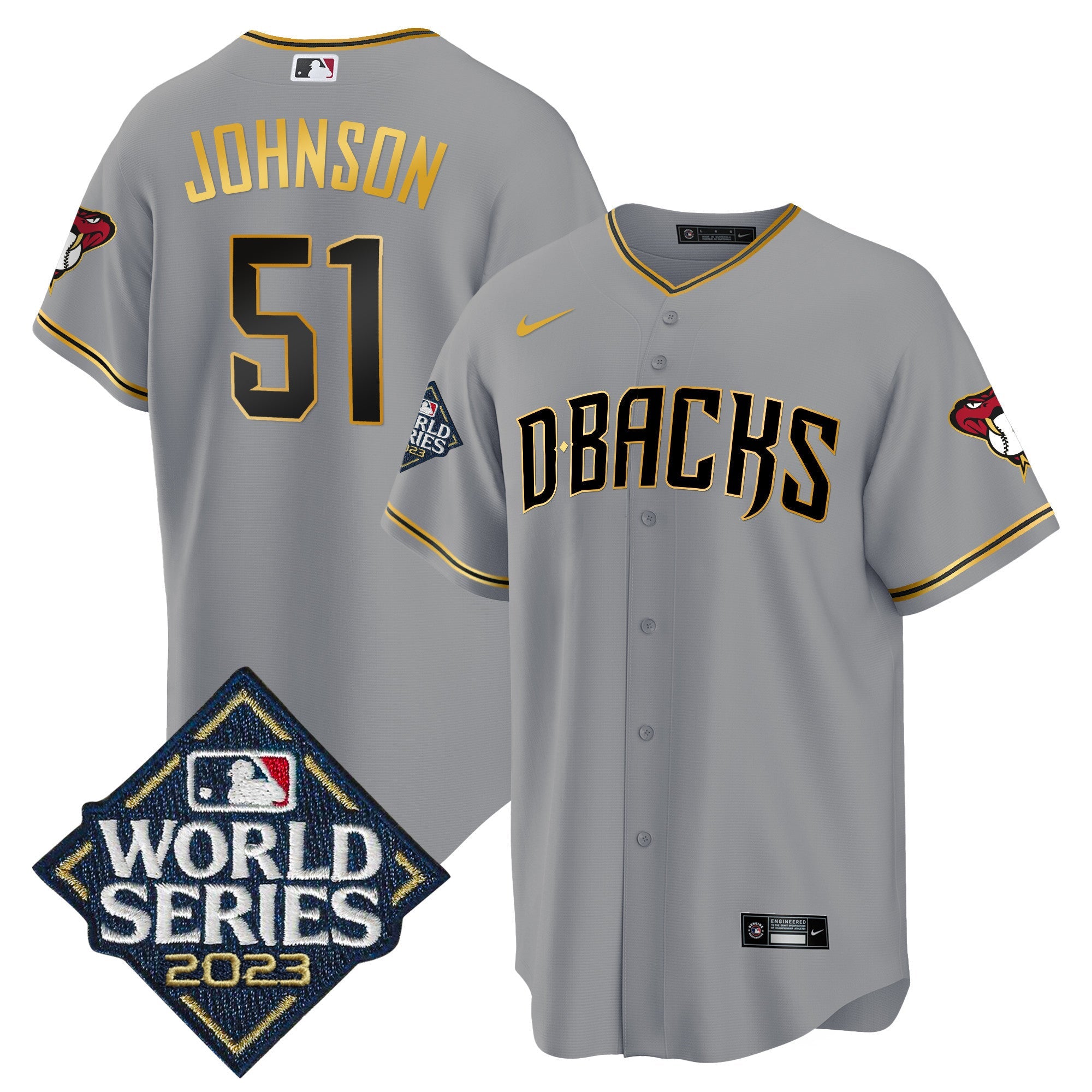 Men’s 2023 World Series Cool Base Gold Jersey