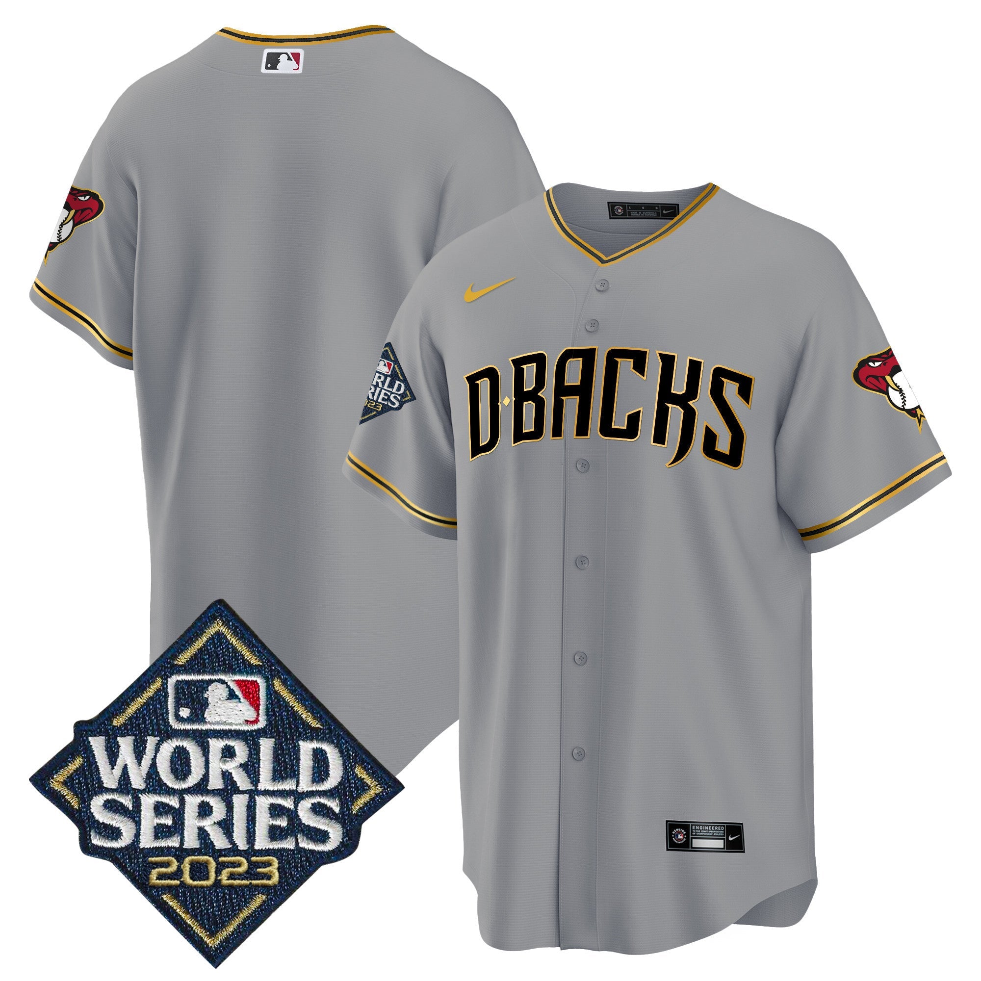 Men’s 2023 World Series Cool Base Gold Jersey