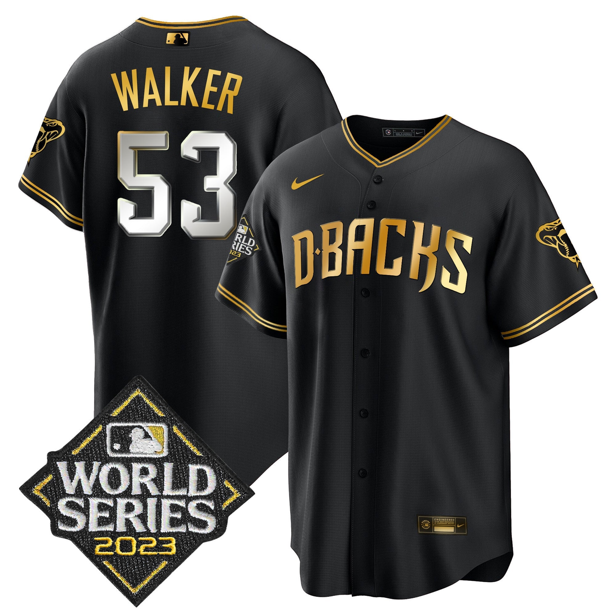 Men’s 2023 World Series Cool Base Gold Jersey