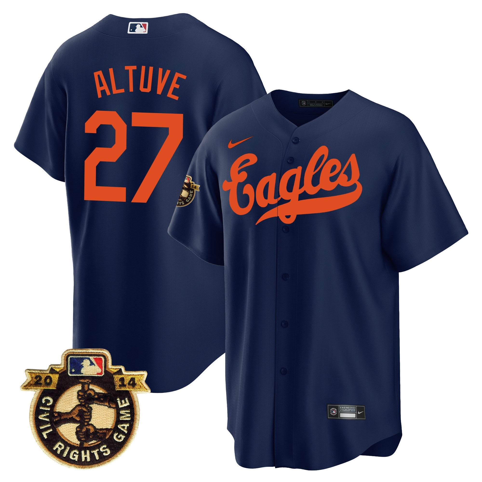 Men’s Throwback 1950 Houston Eagles Jersey