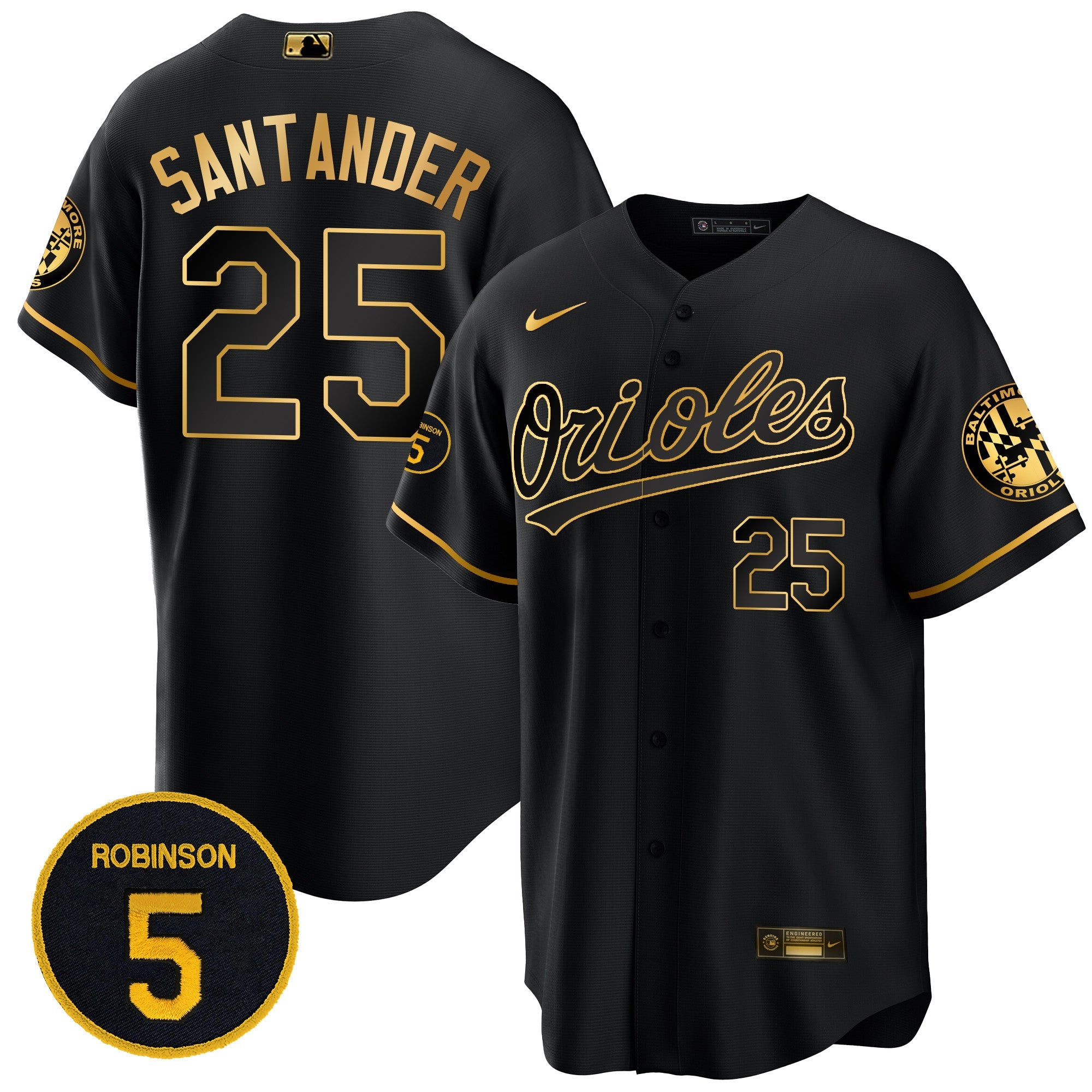 Men’s Baltimore Robinson Patch Cool Base Jersey