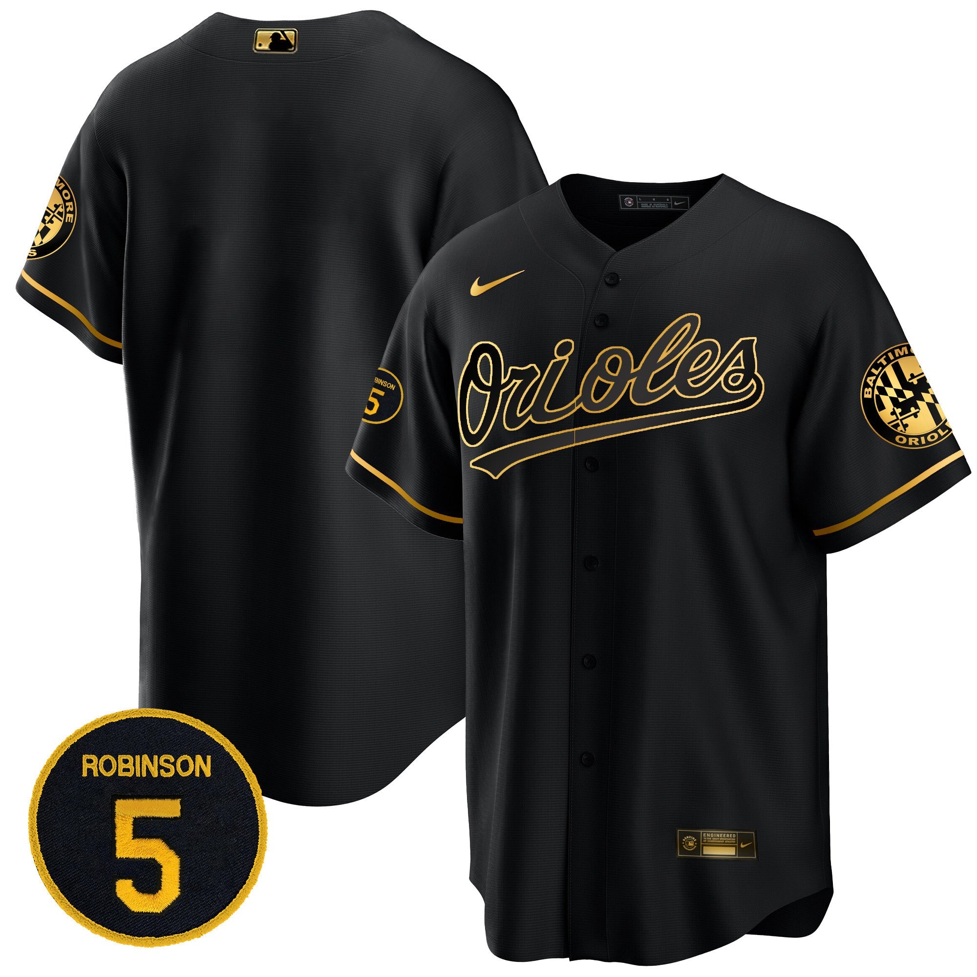 Men’s Baltimore Robinson Patch Cool Base Jersey