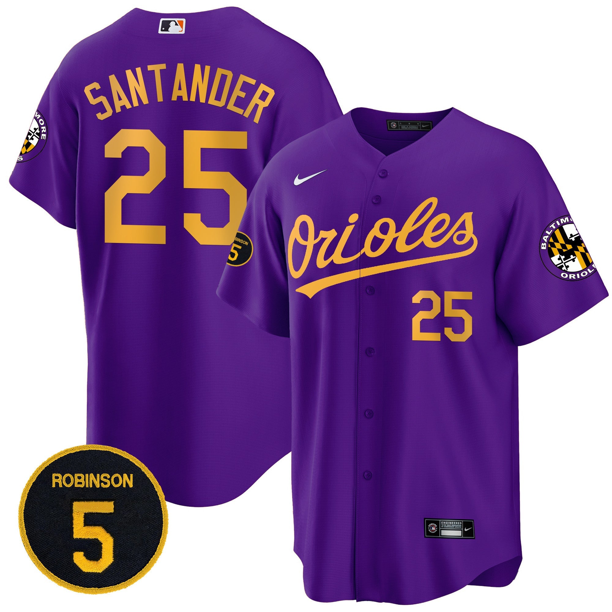 Men’s Baltimore Robinson Patch Cool Base Jersey