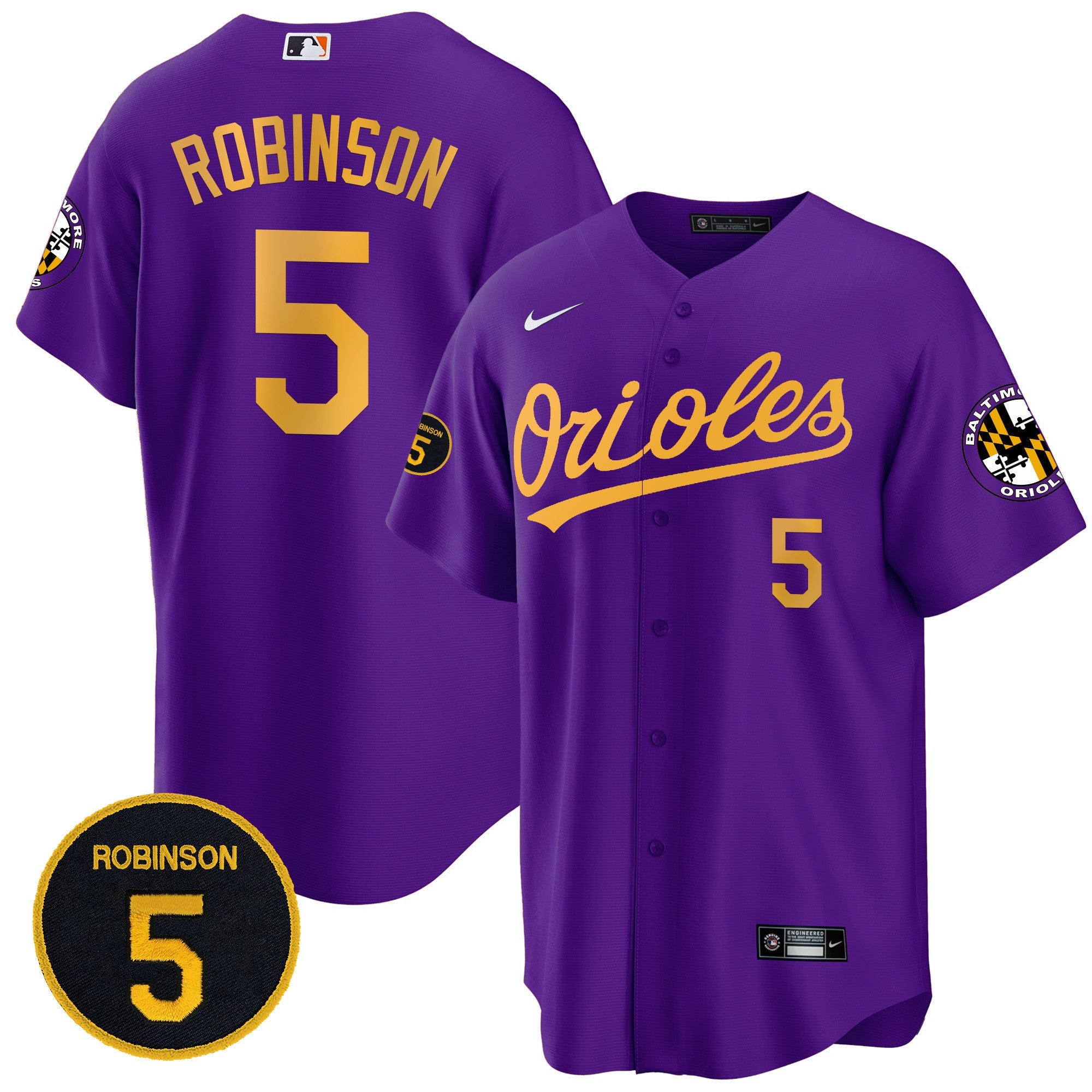 Men’s Baltimore Robinson Patch Cool Base Jersey