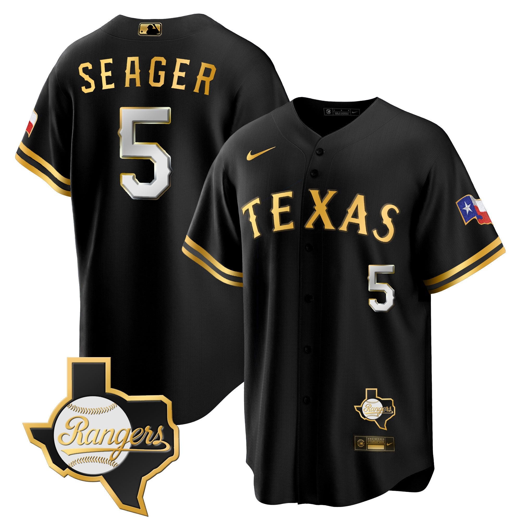 Men’s Texas 2023 Cool Base Jersey – Texas Patch