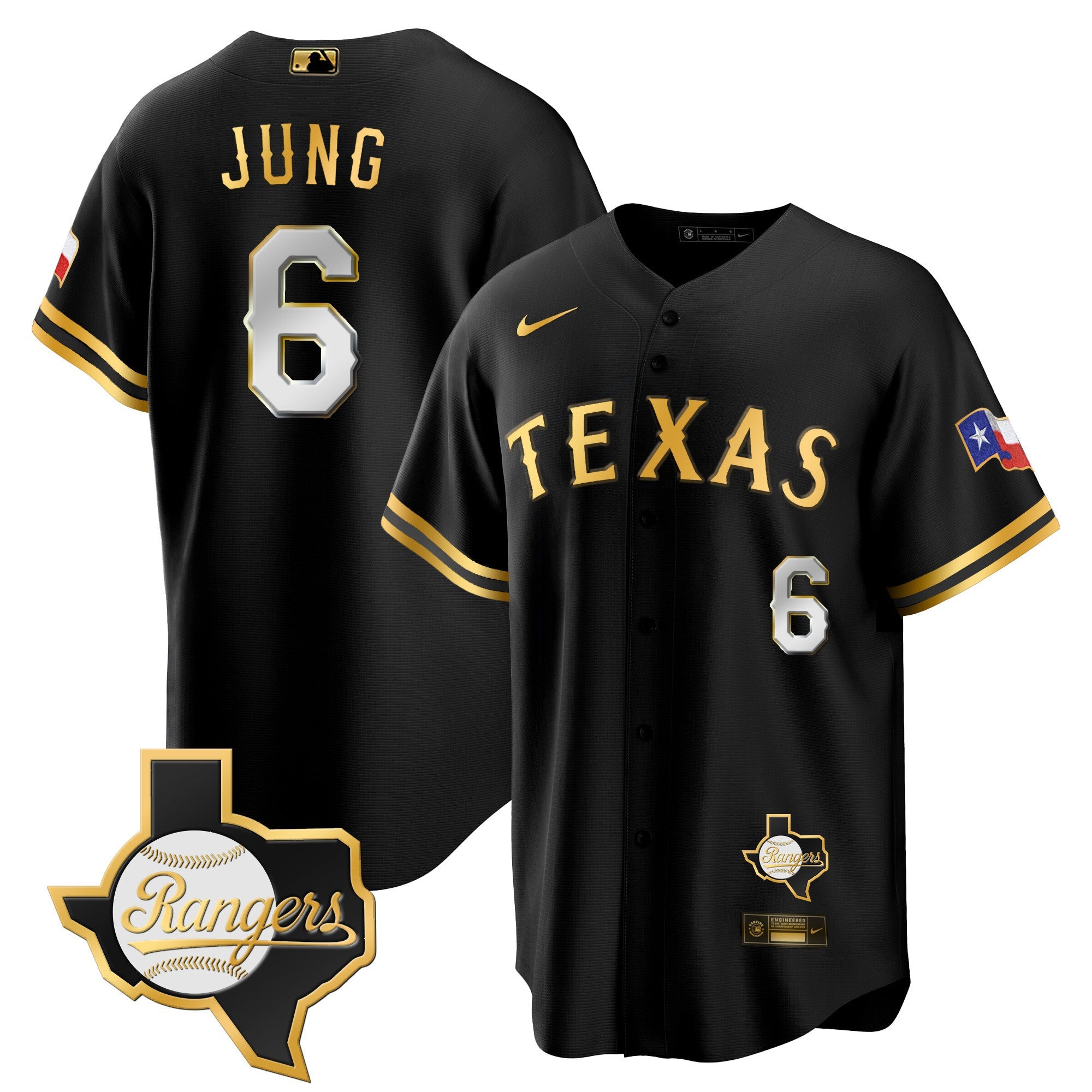 Men’s Texas 2023 Cool Base Jersey – Texas Patch