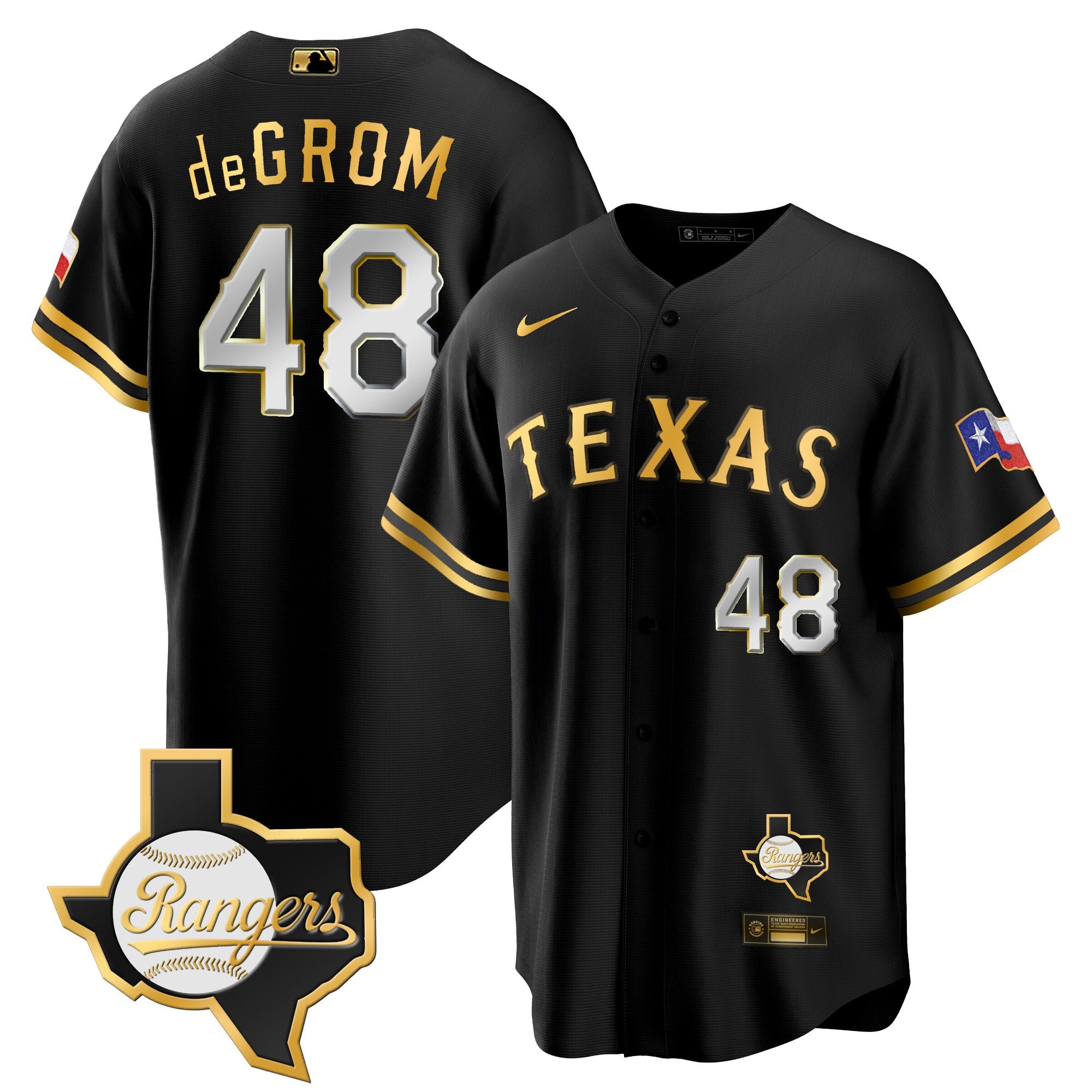 Men’s Texas 2023 Cool Base Jersey – Texas Patch