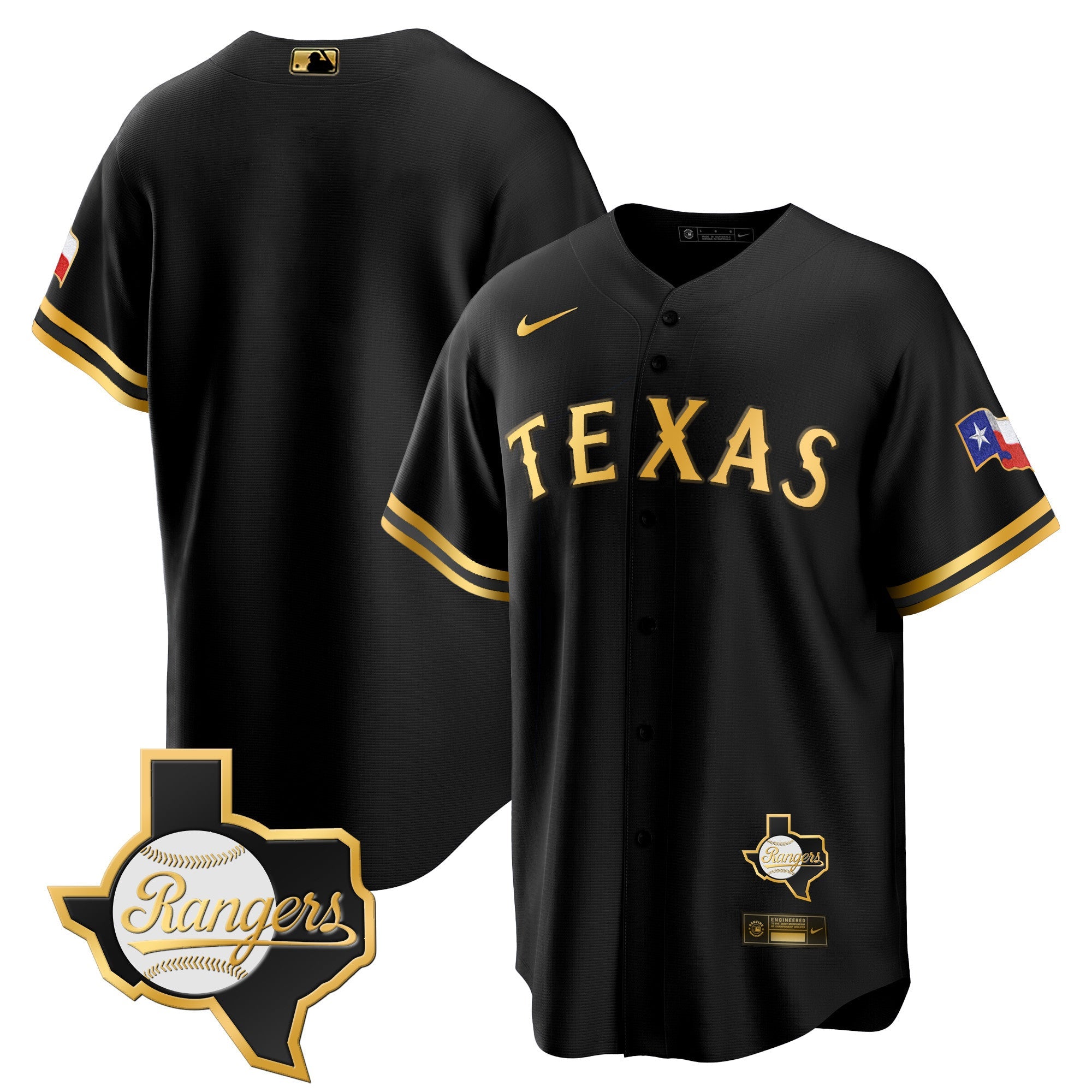 Men’s Texas 2023 Cool Base Jersey – Texas Patch