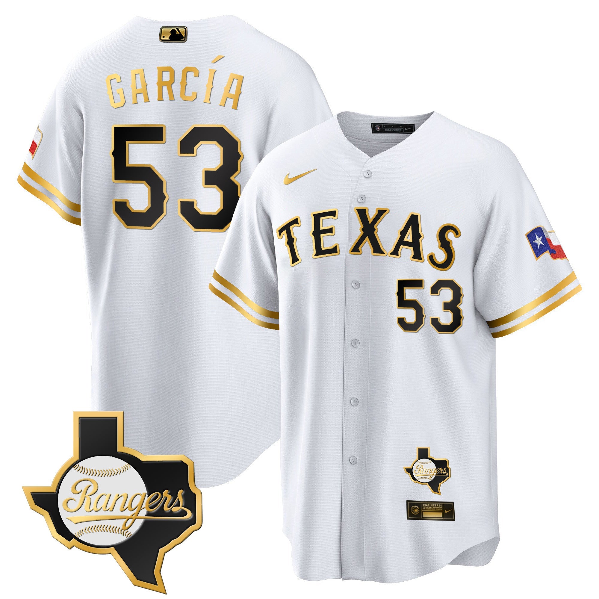 Men’s Texas 2023 Cool Base Jersey – Texas Patch