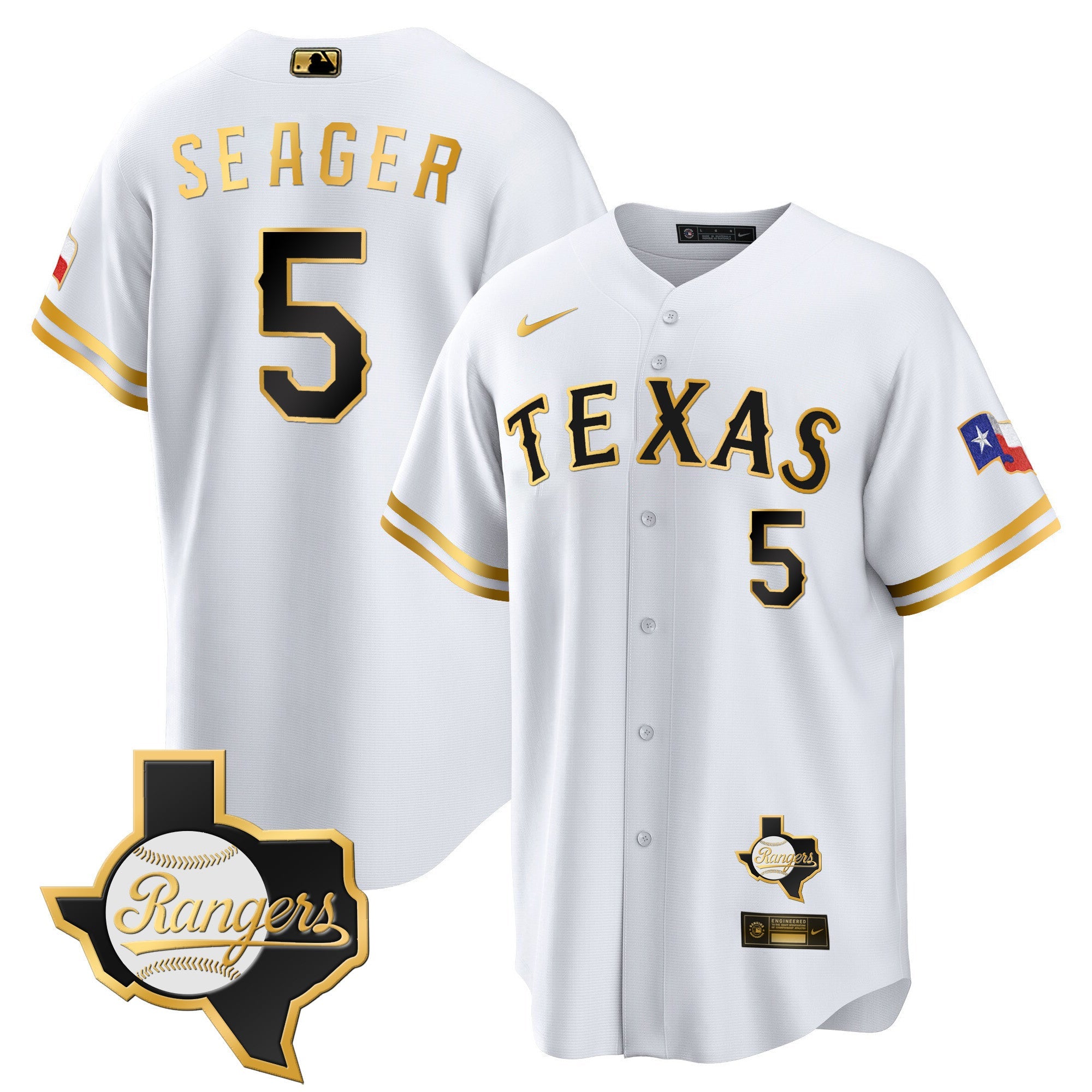 Men’s Texas 2023 Cool Base Jersey – Texas Patch