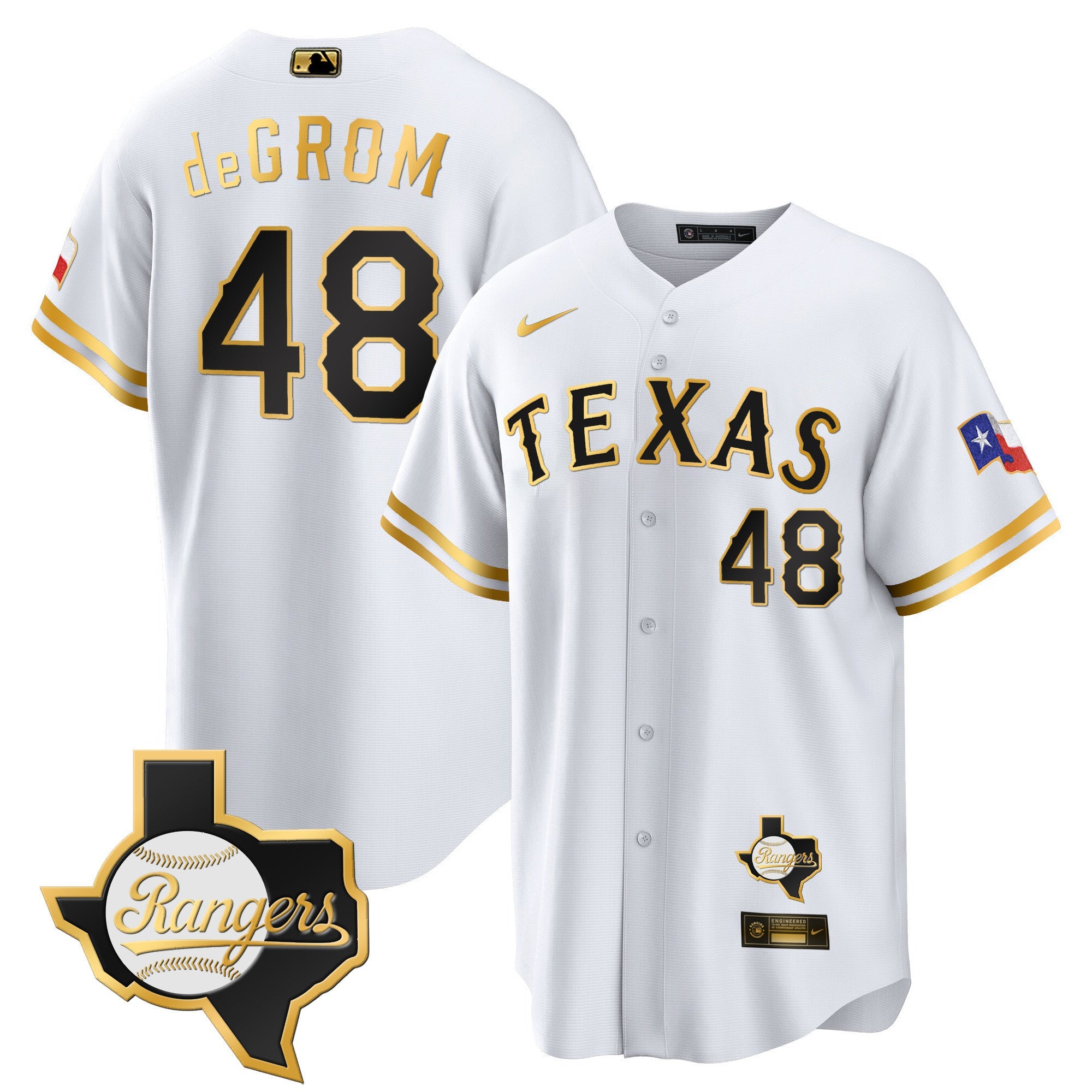 Men’s Texas 2023 Cool Base Jersey – Texas Patch