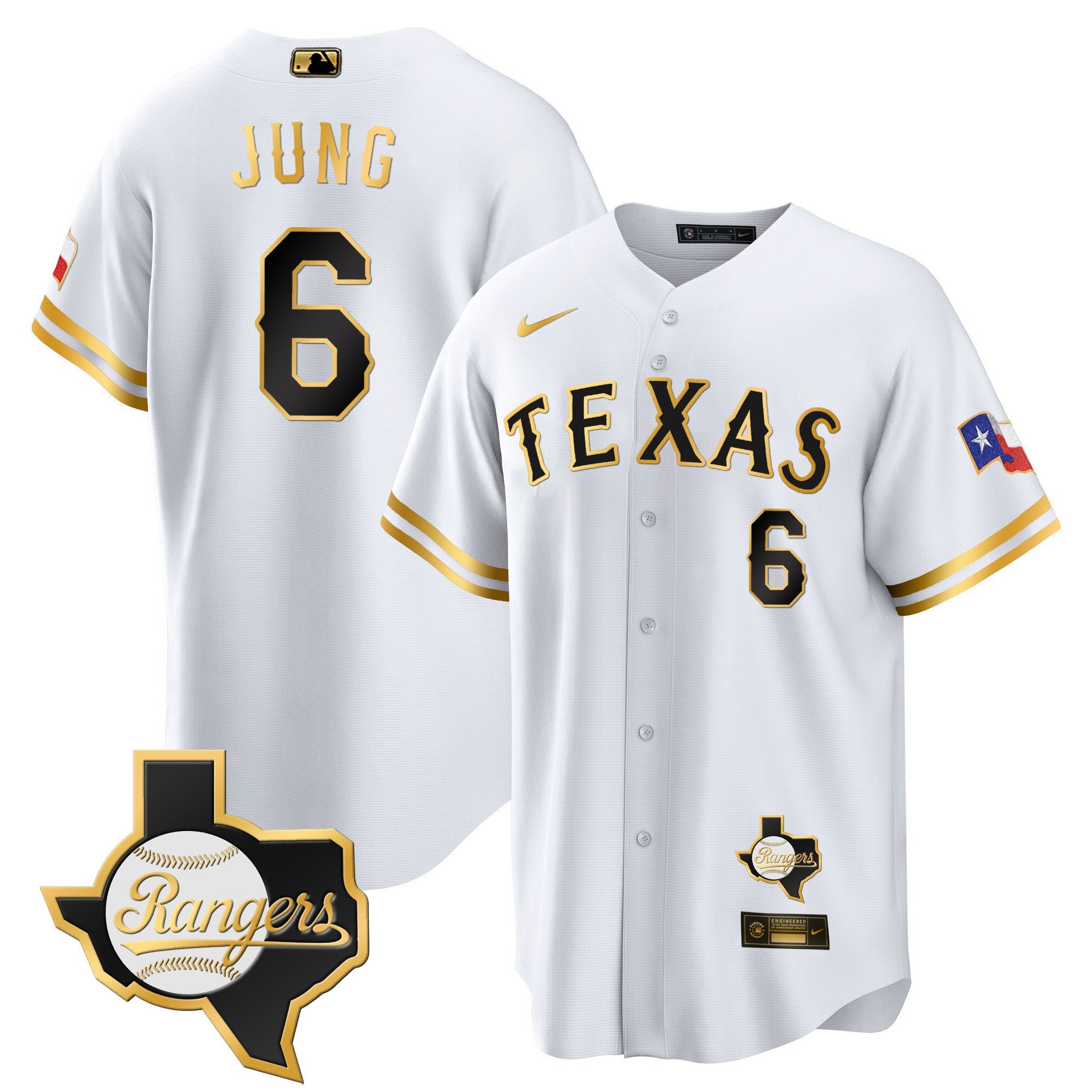 Men’s Texas 2023 Cool Base Jersey – Texas Patch