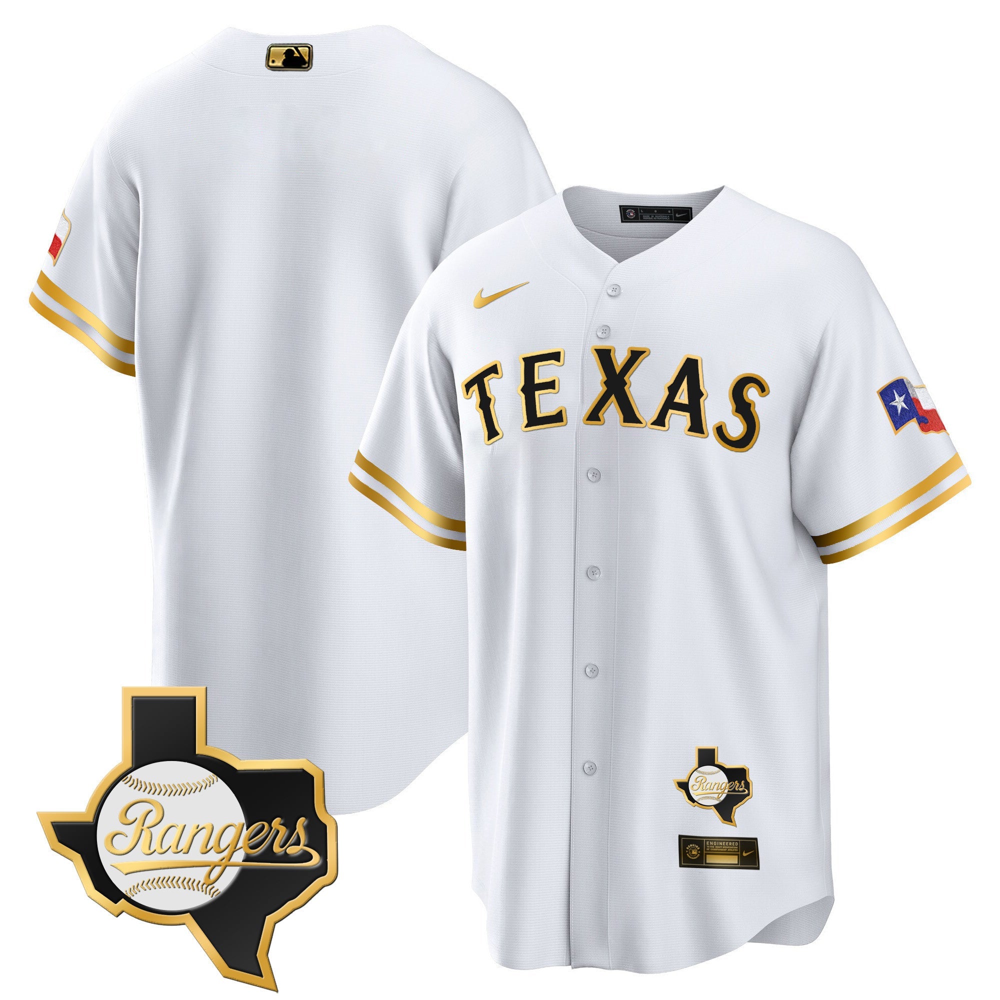 Men’s Texas 2023 Cool Base Jersey – Texas Patch