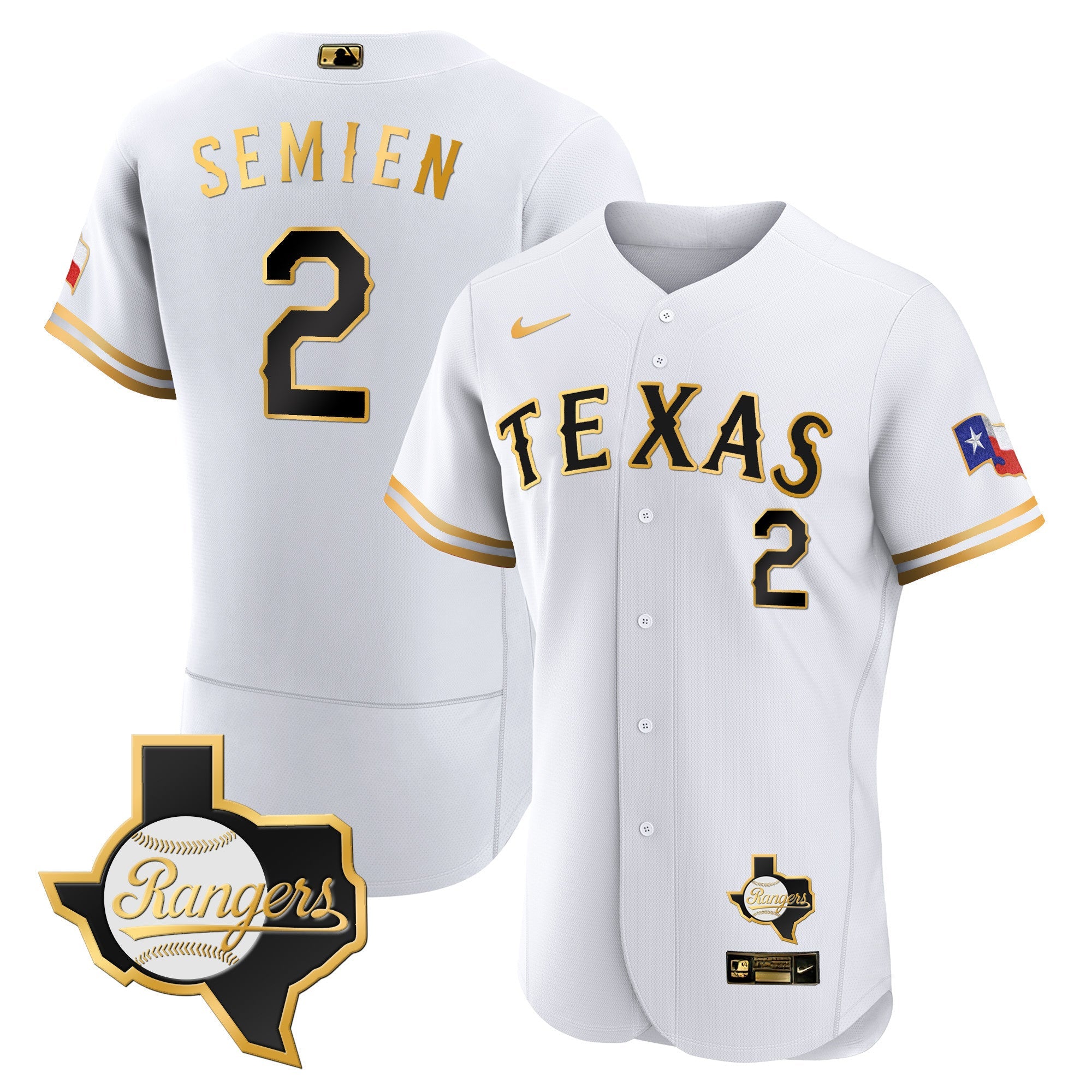 Men’s Texas 2023 Flex Base Jersey – Texas Patch