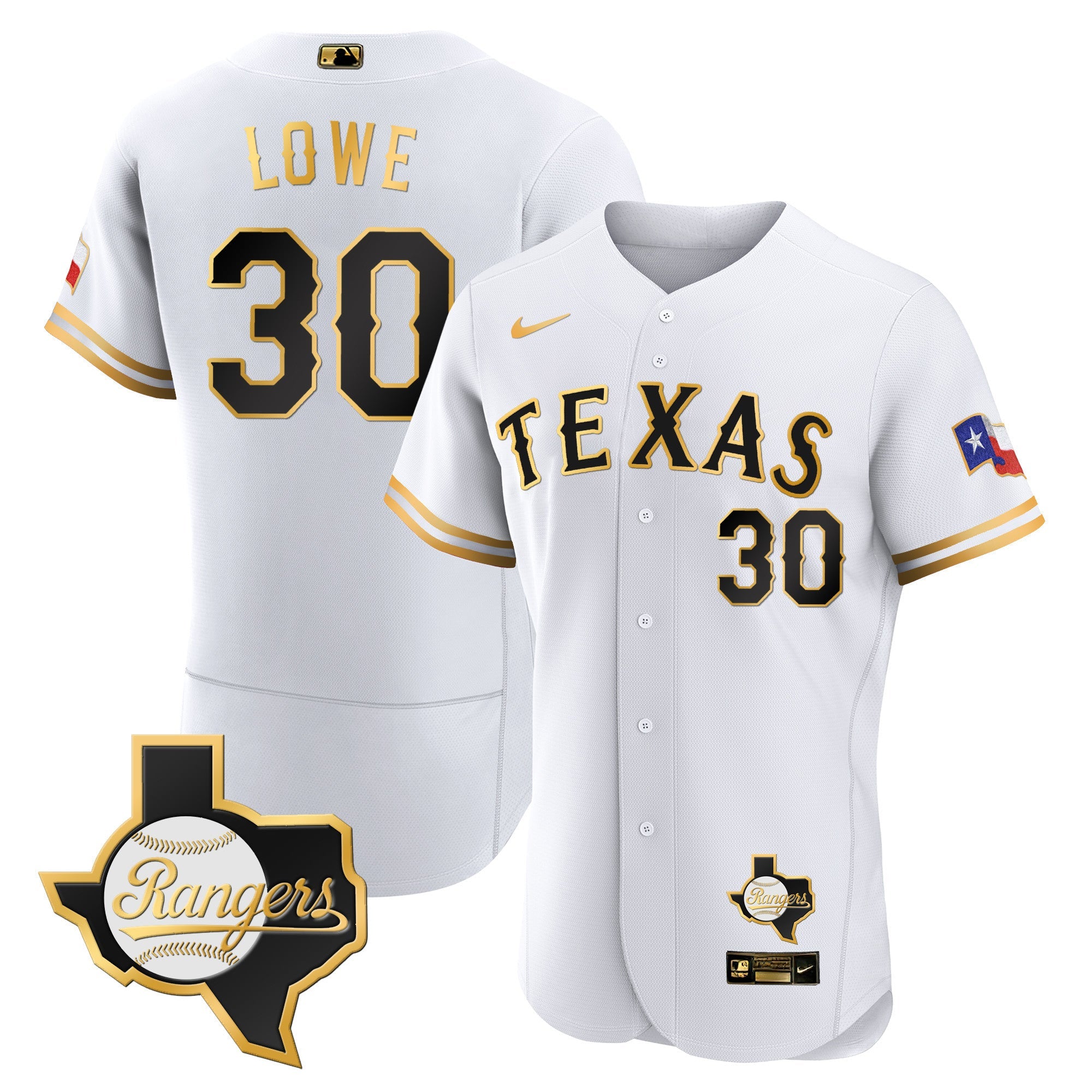 Men’s Texas 2023 Flex Base Jersey – Texas Patch